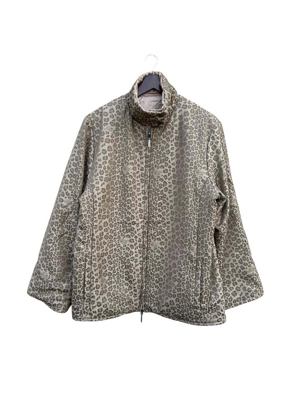 Krizia Krizia Leopard Fullprint Reversible Down Jacket Size XL / US 12-14 / IT 48-50 - 1 Thumbnail