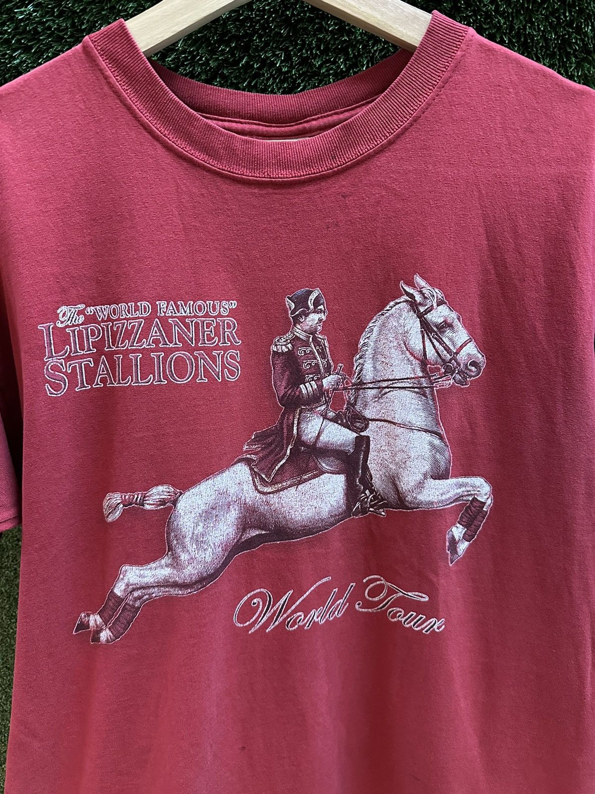 Vintage Vintage Lipizzaner Stallions Tour T-shirt Large Size US L / EU 52-54 / 3 - 4 Thumbnail