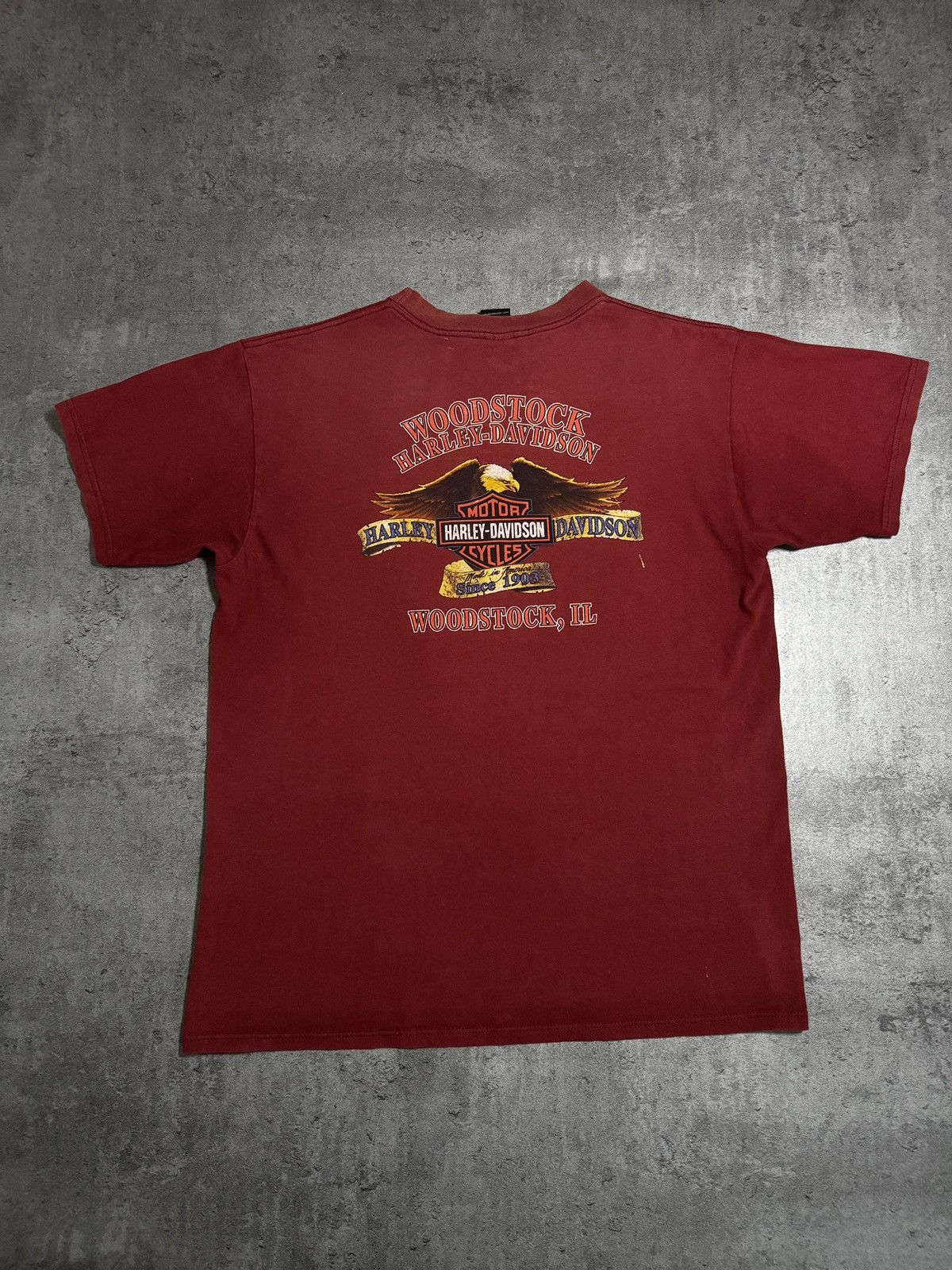 Band Tees × Harley Davidson × Vintage Motor Harley-Davidson 2000’ Licensed Boxy Tee Vintage Logo Size US XL / EU 56 / 4 - 1 Thumbnail