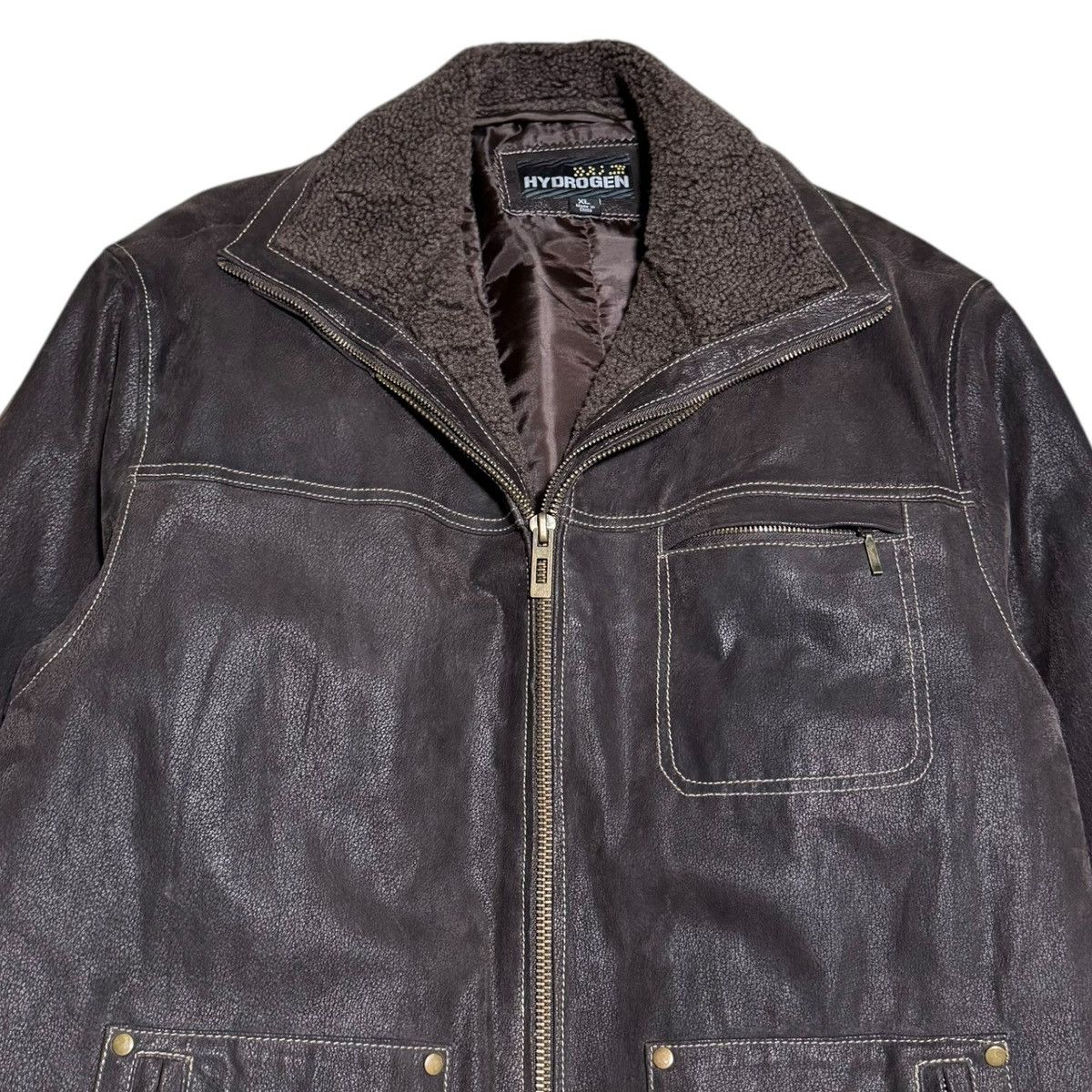 Other Hydrogen Leather Softshell Jacket Removable Lining Men’s XL Size US XL / EU 56 / 4 - 2 Thumbnail