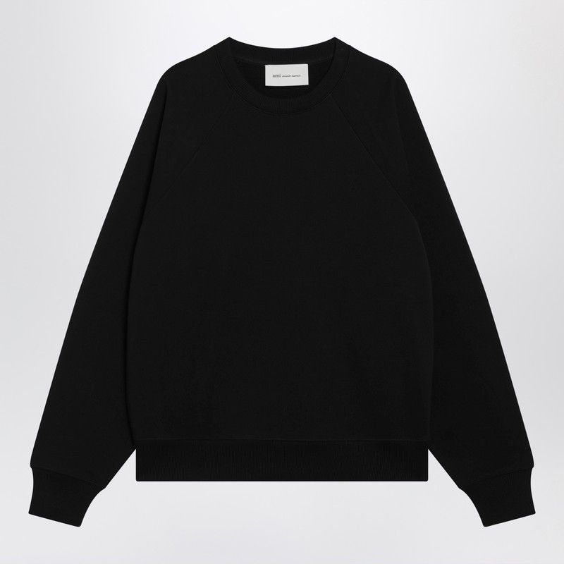 AMI Ami Paris Black Ami De Coeur Sweatshirt Size US S / EU 44-46 / 1 - 1 Thumbnail