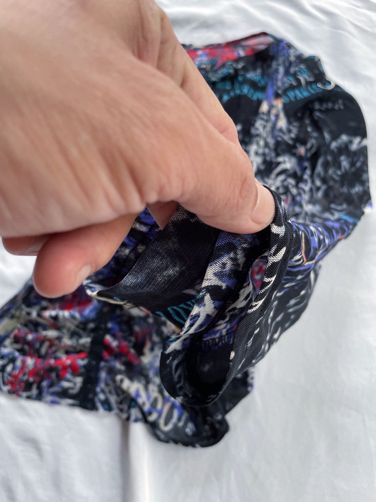 Japanese Brand JAPANESE MESH TOP ART PRINTED Size US XS / EU 42 / 0 - 6 Thumbnail
