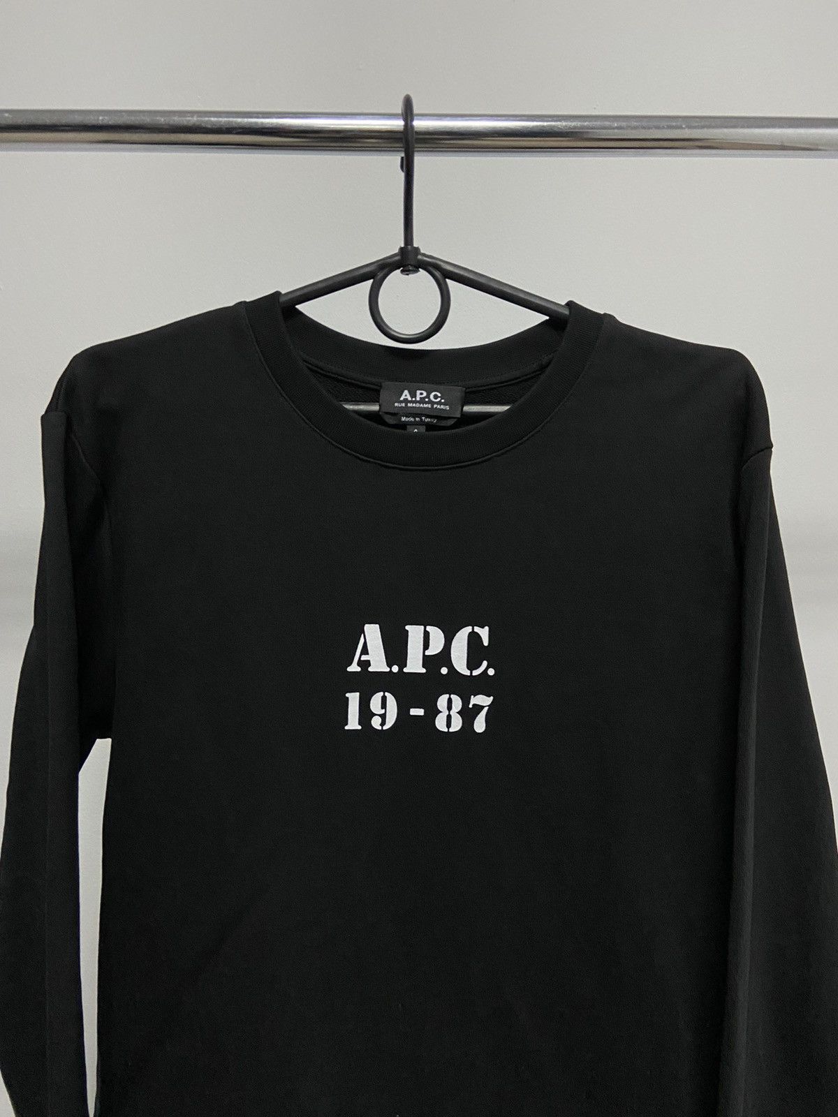 A.P.C. × Vintage APC 1987 Sweatshirt big Logo Vintage 90s Size US S / EU 44-46 / 1 - 2 Thumbnail