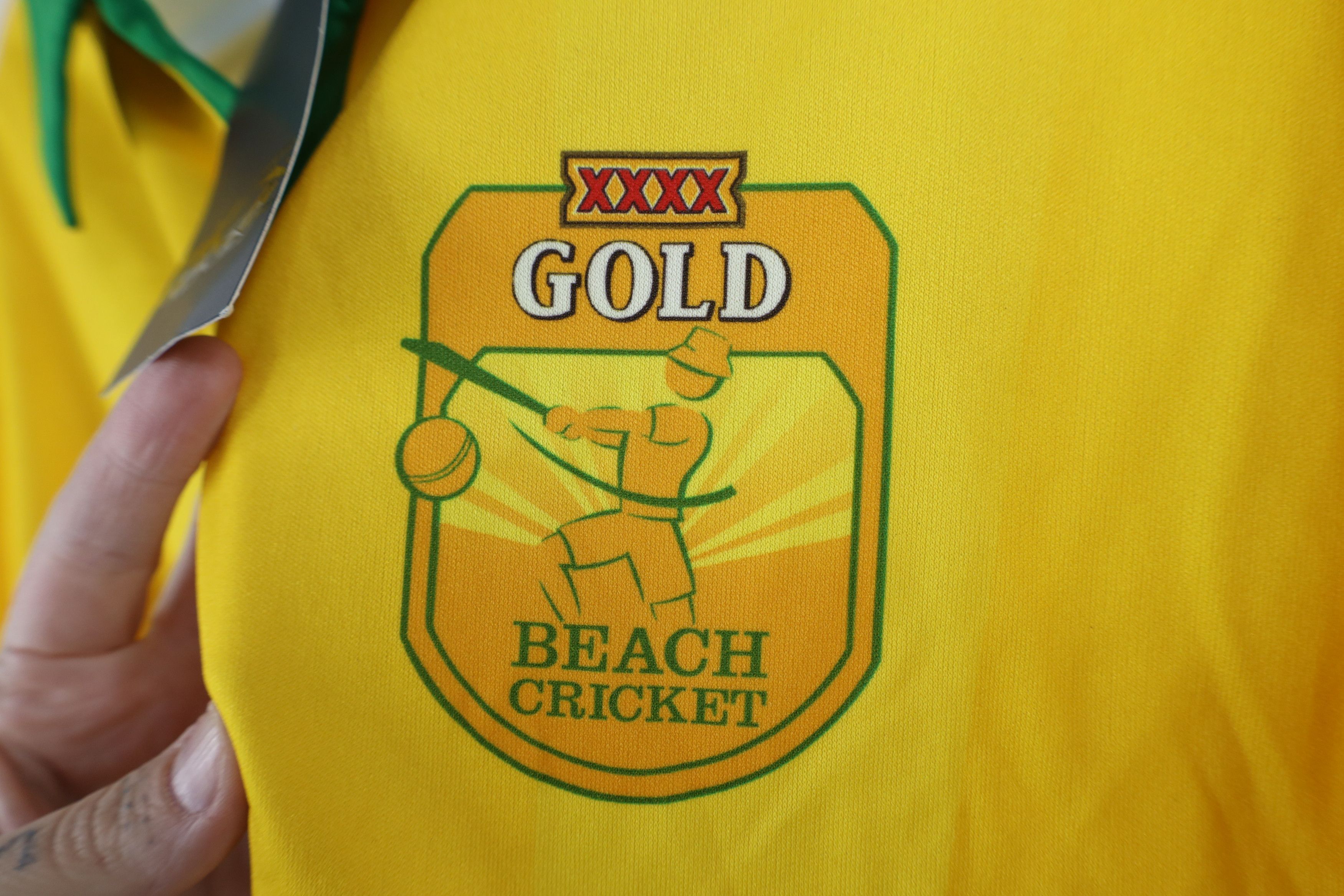 Reebok Deadstock Vtg Y2K 2004 Reebok Gold Beach Cricket Jersey Polo Size US S / EU 44-46 / 1 - 5 Thumbnail
