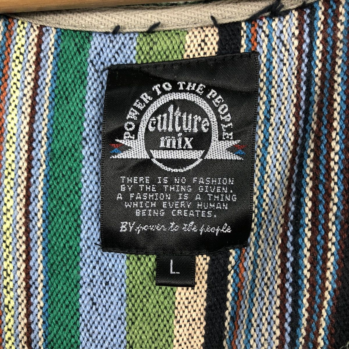 Japanese Brand Archive Culture Mix Hoodie Southwestern Woven Pocket Detail Size US L / EU 52-54 / 3 - 21 Thumbnail