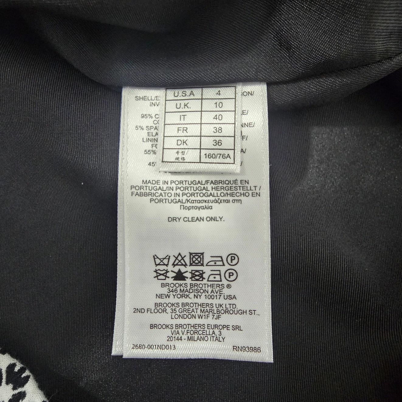 Brooks Brothers EUC Brooks Brothers Black/White Cotton Blend Shift Dress 4 Size S / US 4 / IT 40 - 9 Thumbnail