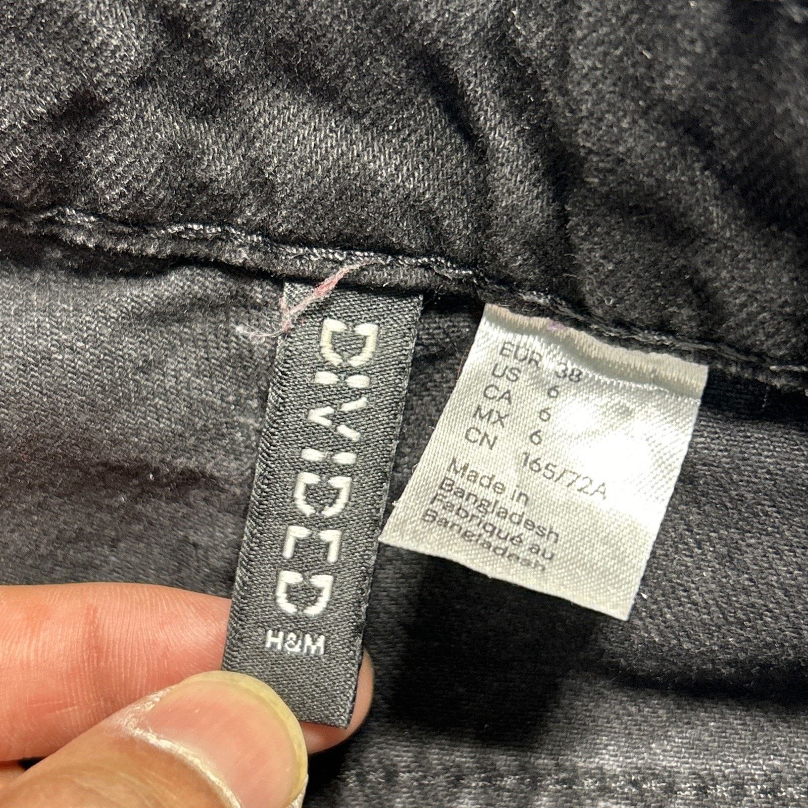 Divided Beyond Baggy Jeans Women 6 31x31 Black Hamilton Wide Baggie Size 28" / US 6 / IT 42 - 5 Thumbnail