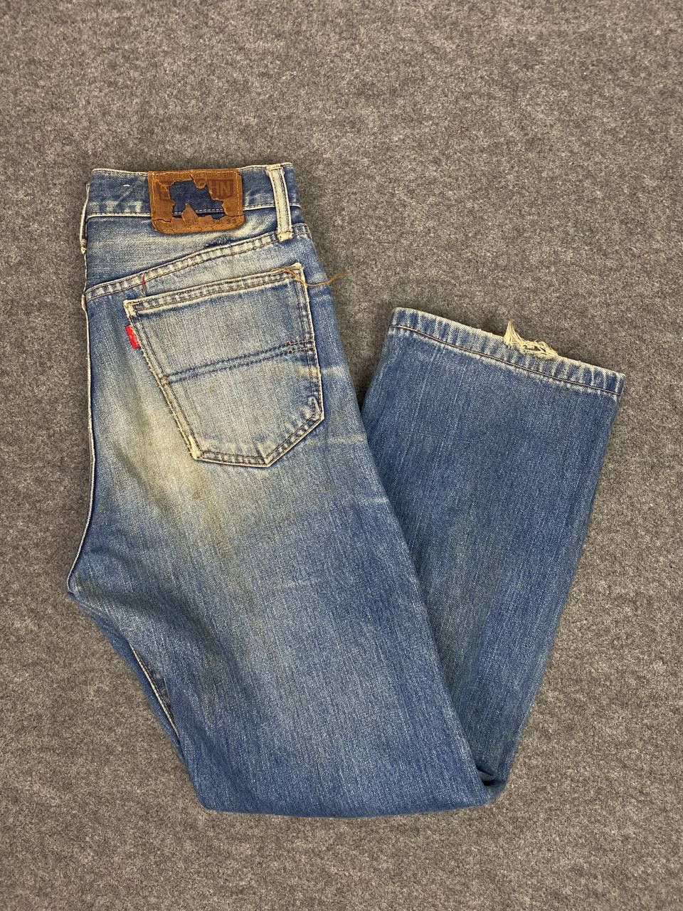 Big John vintage big john distressed denim nice design Size US 32 / EU 48 - 2 Thumbnail