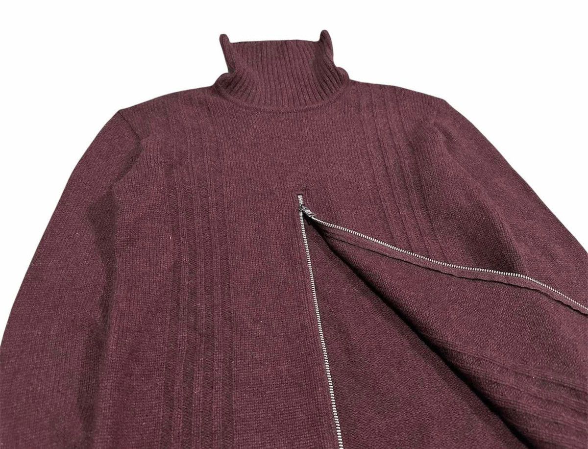 JUN MEN × Japanese Brand 🔥 Japanese Rare Design Jun Men Knit Sweater Bottom Half Zip Size US M / EU 48-50 / 2 - 4 Thumbnail