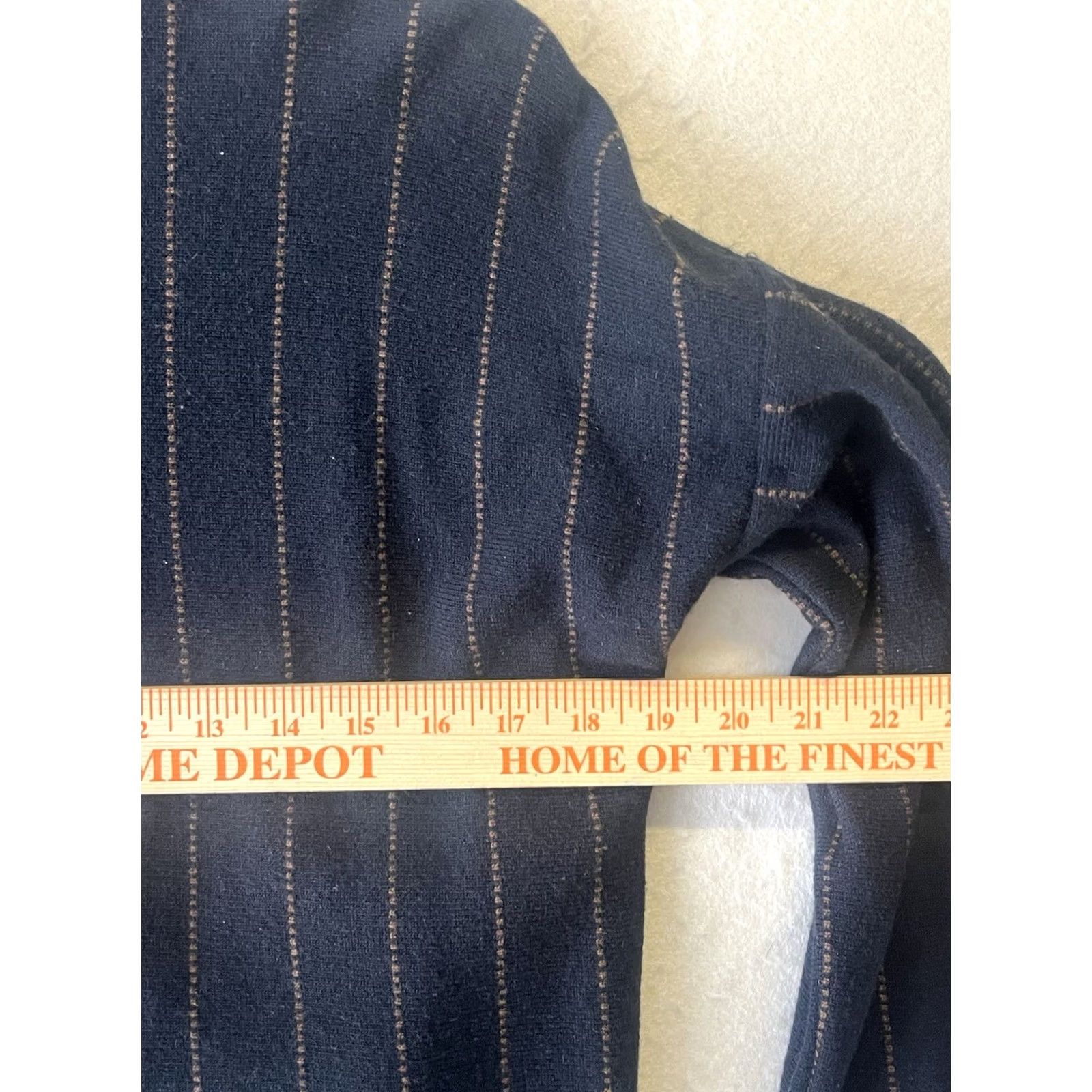 Max Mara Max Mara Striped Cardigan Wool Cashmere Women's Black M Made In Italy Size M / US 6-8 / IT 42-44 - 3 Thumbnail