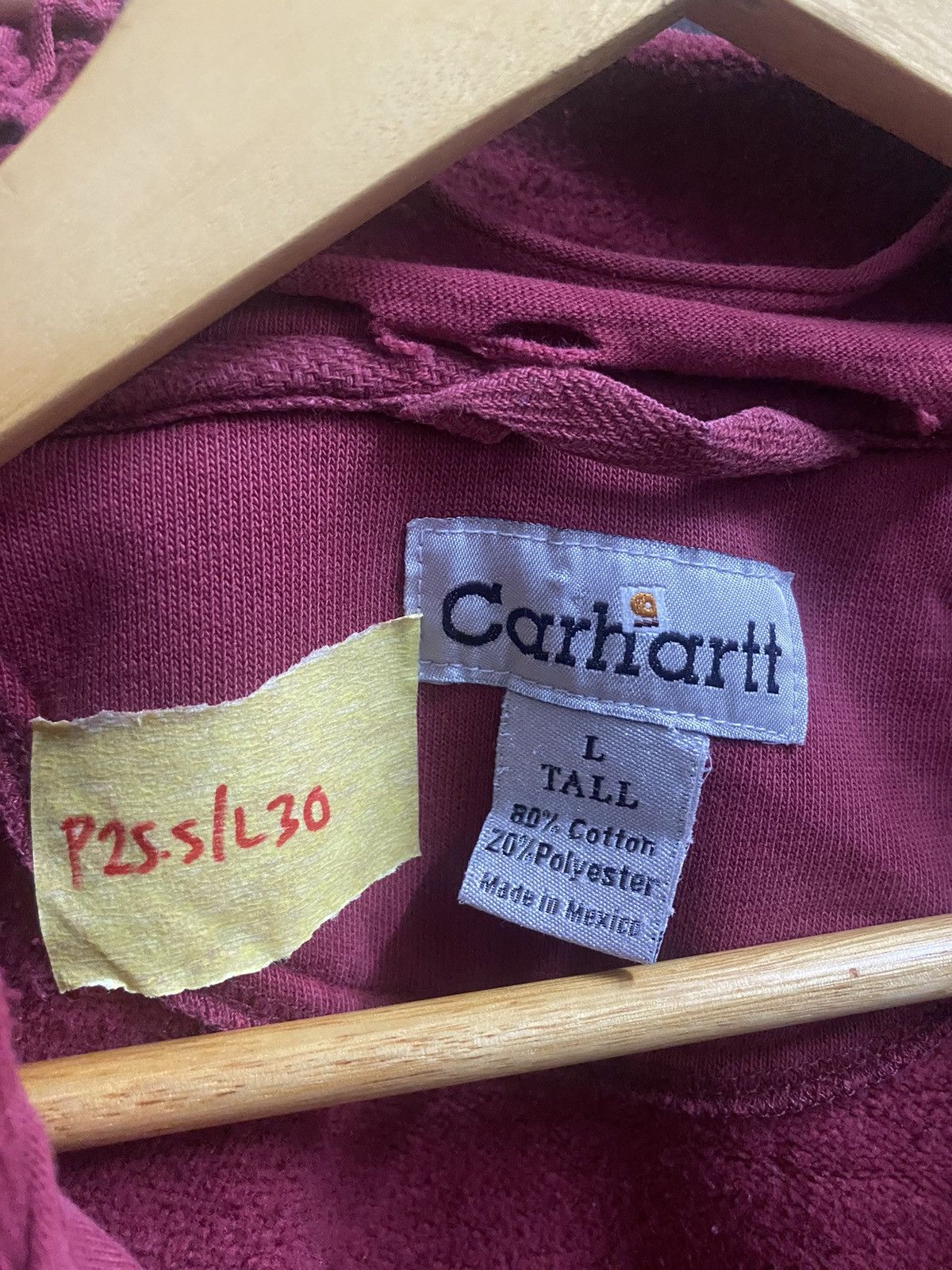 Carhartt × Vintage Vintage Distrest Carhat Half Zipper Size US XL / EU 56 / 4 - 7 Thumbnail