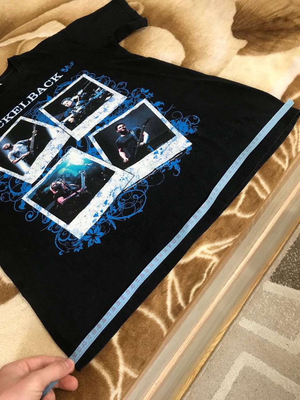 Band Tees 🔥 2008 Vintage Nickelback Europe Tour Band Tee Shirt Rare Size US L / EU 52-54 / 3 - 13 Thumbnail