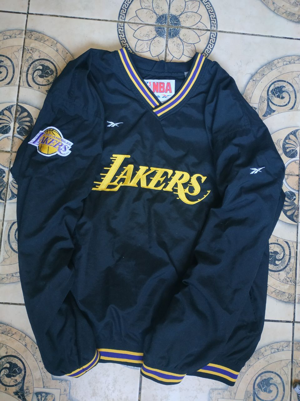 Reebok Vintage NBA Los Angeles Lakers Reebok Jacket Logo 90s Size US L / EU 52-54 / 3 - 2 Thumbnail
