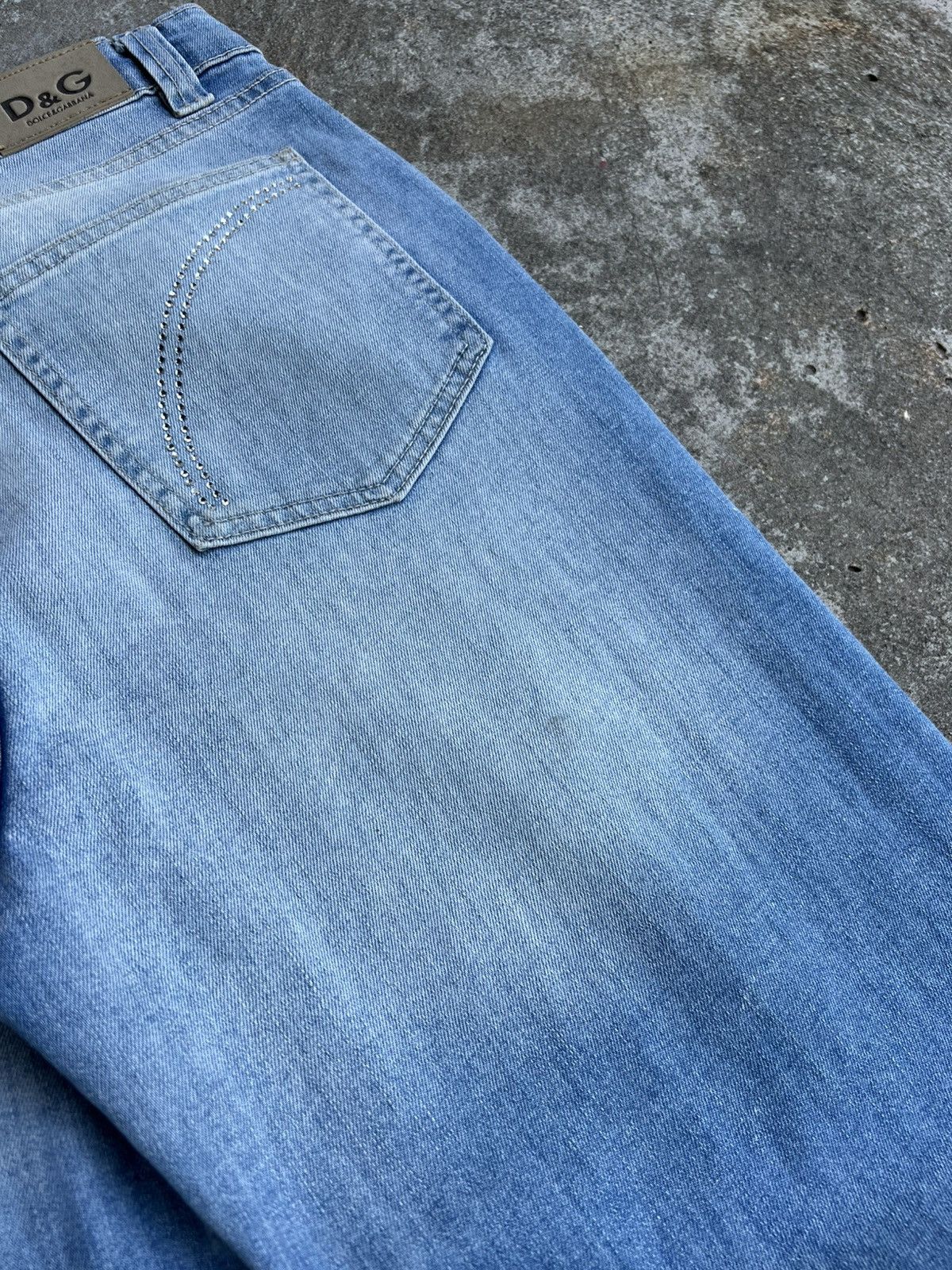 Dolce & Gabbana Crazy Vintage Dolce & Gabbana Jeans Logo Y2k Big logo Swag Size 30" / US 8 / IT 44 - 5 Thumbnail