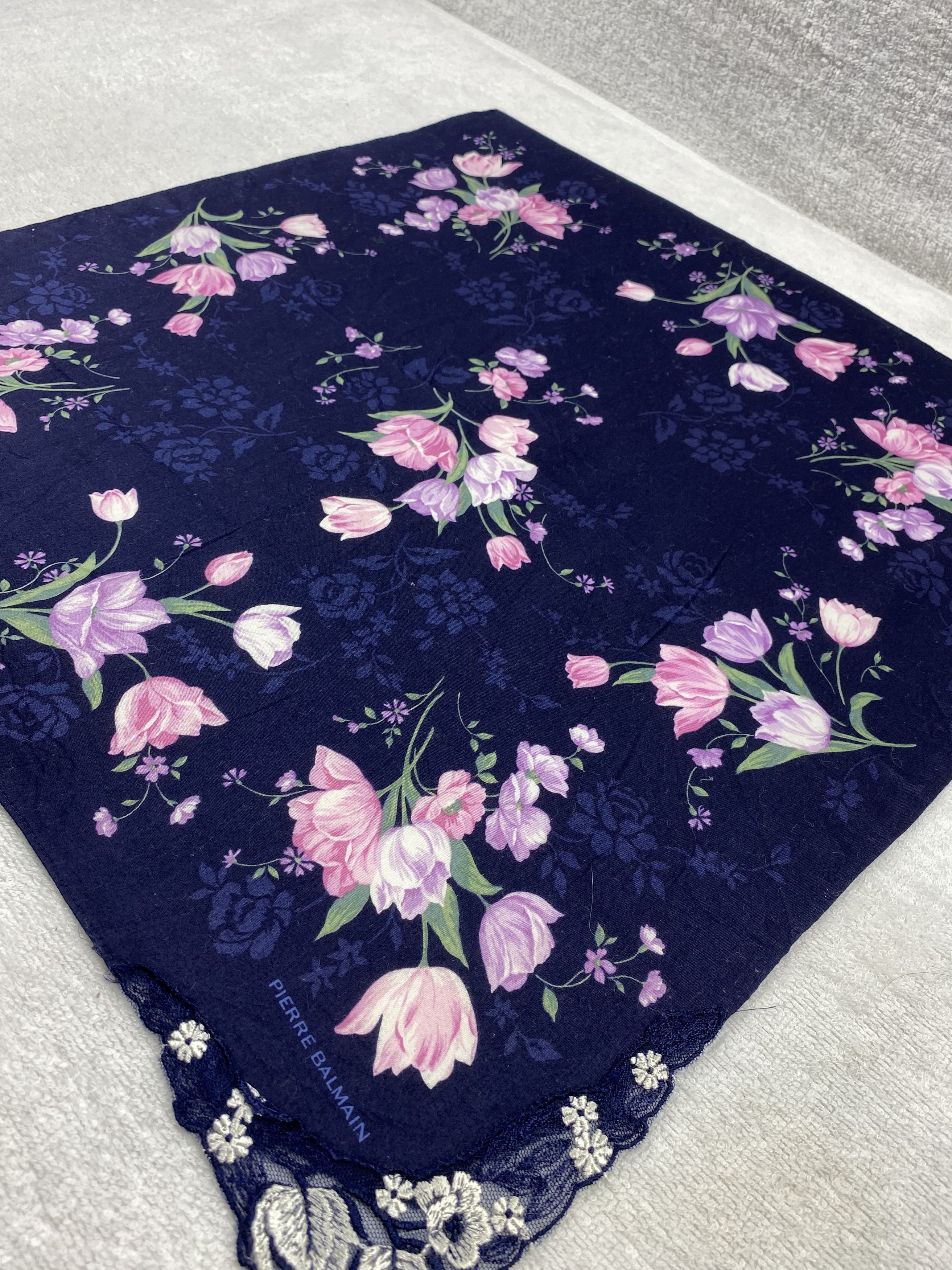 Pierre Balmain × Vintage Pierre Balmain Handkerchief / Bandana / Neckerchief Size ONE SIZE - 4 Thumbnail