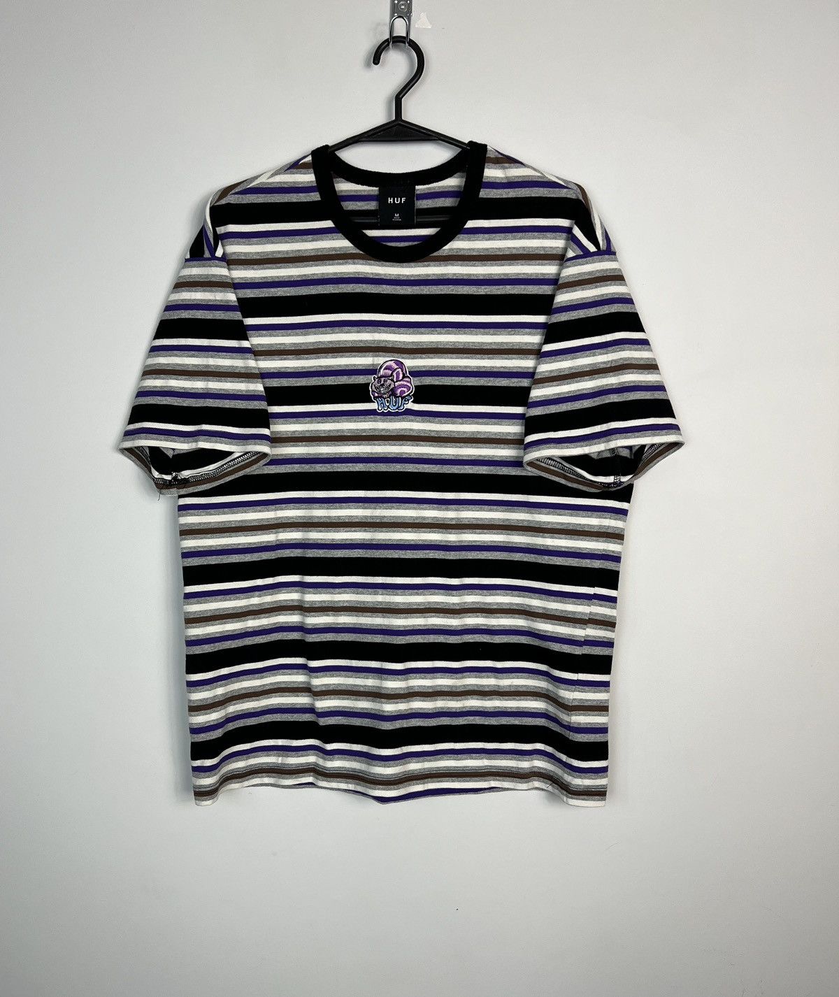 Huf Tshirt HUF Cheshire Stripe Center Logo Size US M / EU 48-50 / 2 - 2 Thumbnail