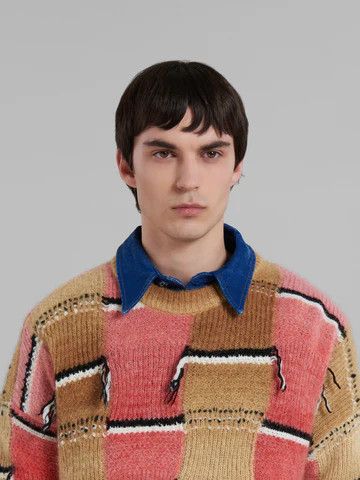 Marni o1w1db10824 Roundneck Sweater in Multicolor Size US S / EU 44-46 / 1 - 4 Thumbnail