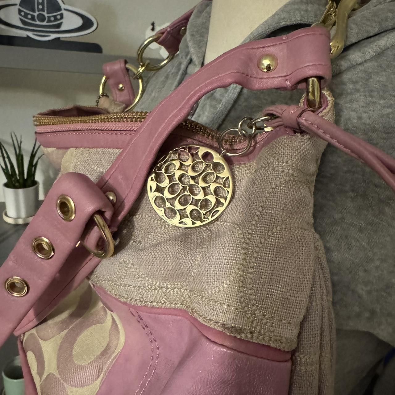 Coach Rare vintagepink Coach patchwork shoulder bag Size ONE SIZE - 3 Thumbnail