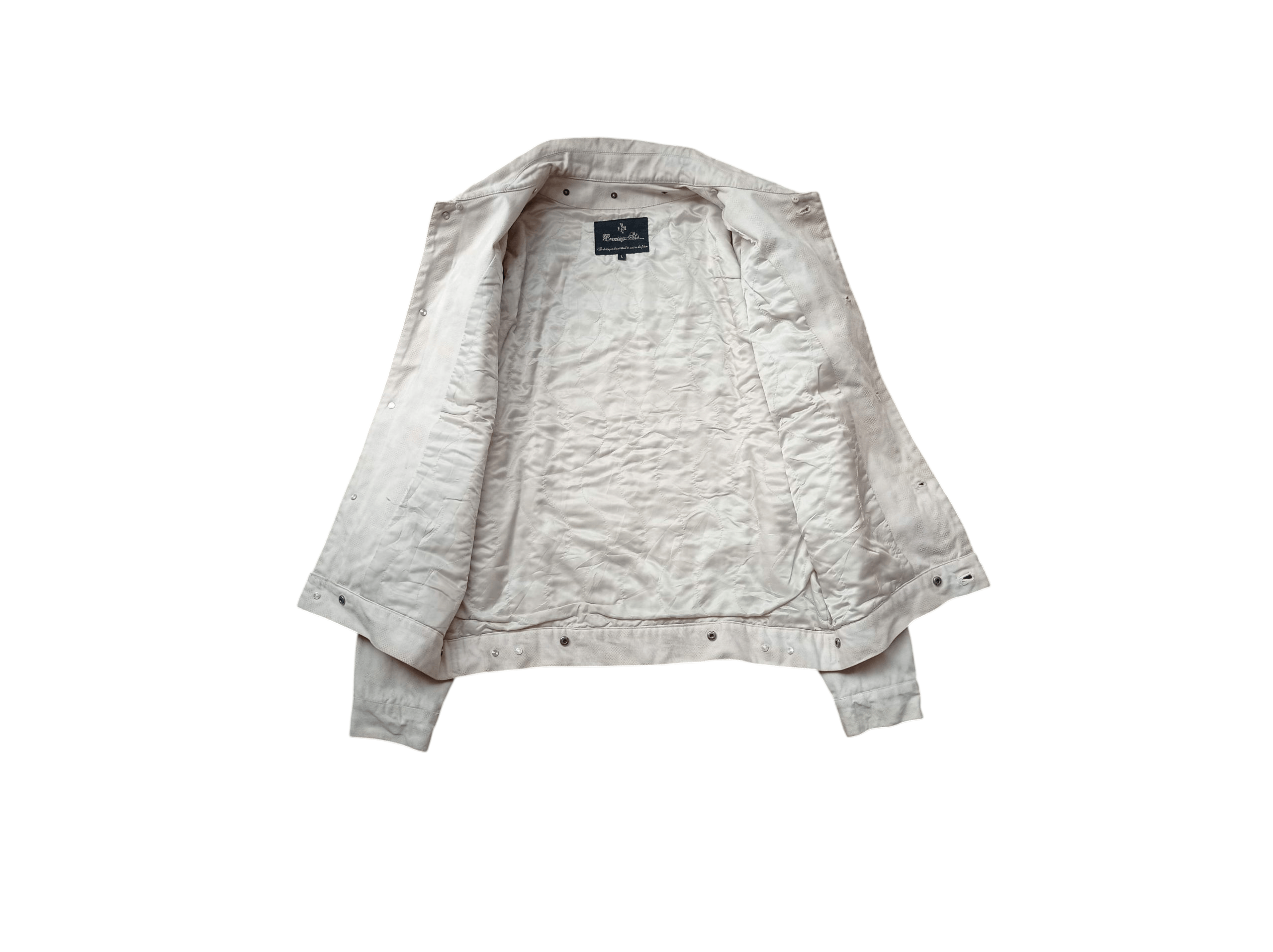 Japanese Brand Berning Sho python trucker jacket Size US L / EU 52-54 / 3 - 4 Thumbnail