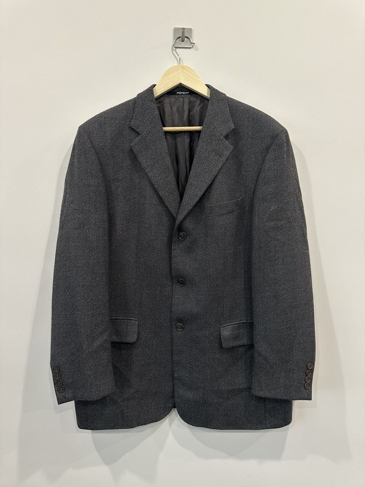 Yves Saint Laurent Yves Saint Laurent Pour Homme vintage wool blazer 1998 Size 52S - 4 Thumbnail