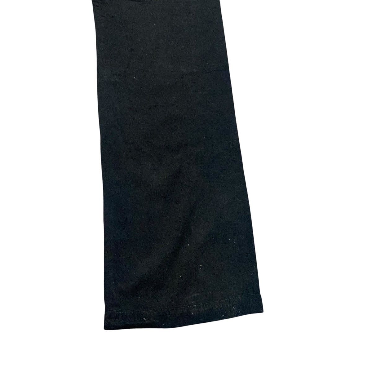 Japanese Brand Japanese Brand Bartack Black Cargo Pants Drawstring Size US 33 - 14 Thumbnail