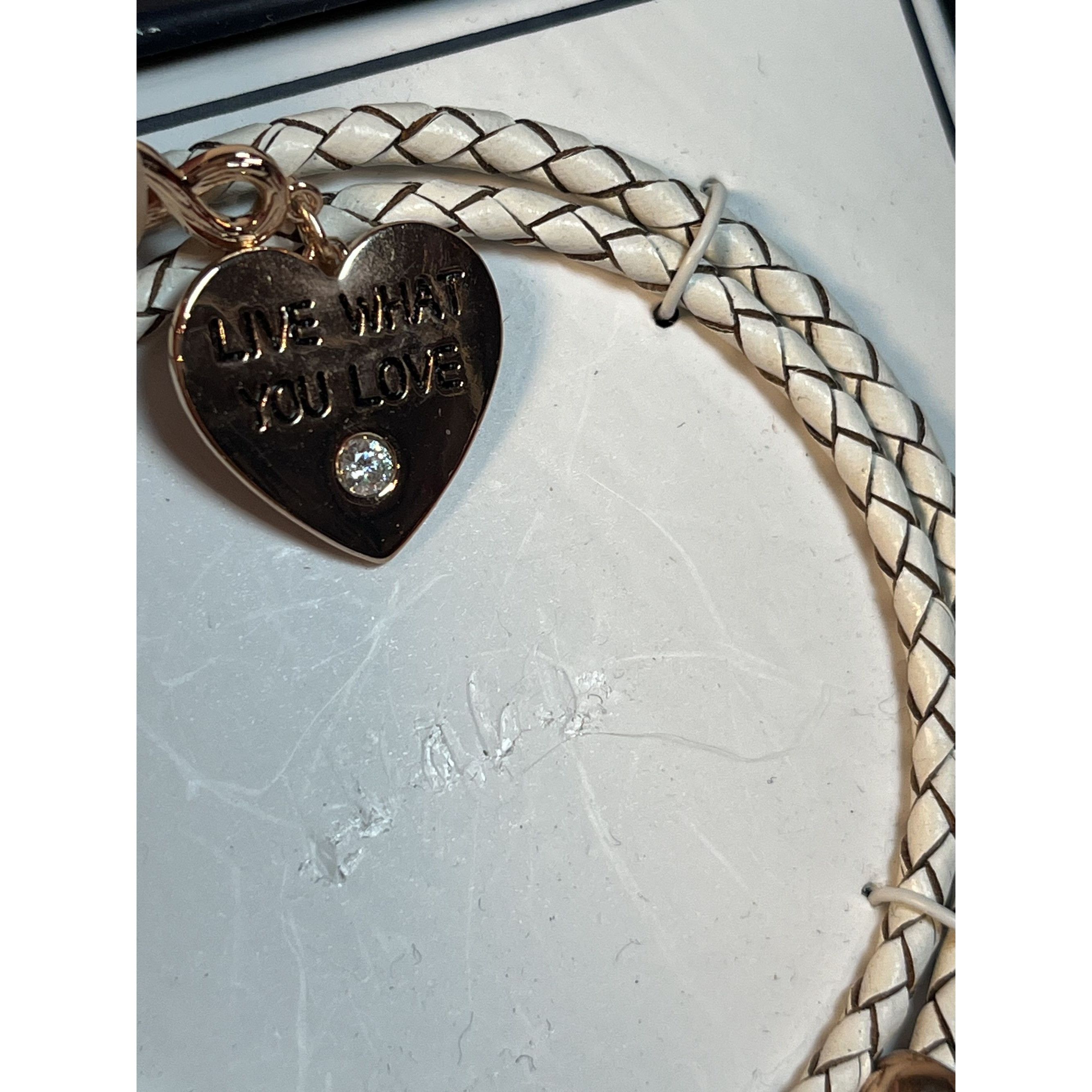 Other Live What You Love Cubic Zirconia Adjustable Bracelet White Size ONE SIZE - 5 Thumbnail
