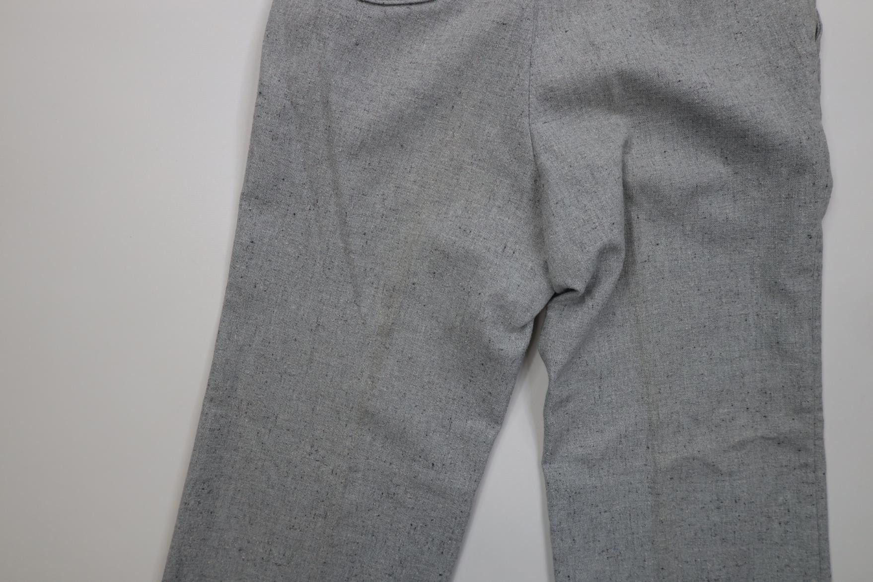 Vintage Vintage 70s Streetwear Wool Blend Knit Wide Leg Chino Pants Size US 29 - 16 Thumbnail