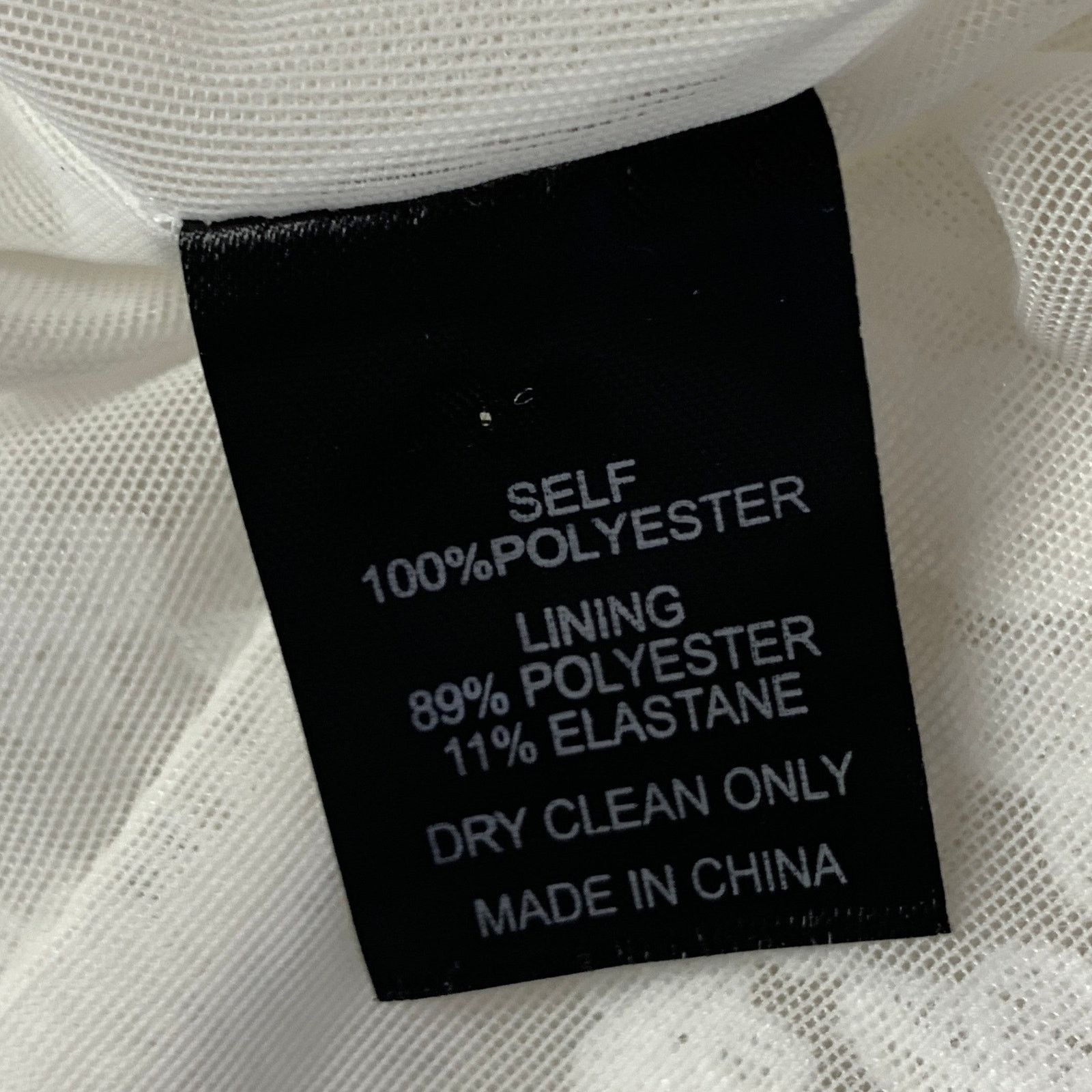 Cynthia Rowley CYNTHIA ROWLEY M White Polyester Lace Peak Lapel Pantsuit Size M / US 6-8 / IT 42-44 - 12 Thumbnail