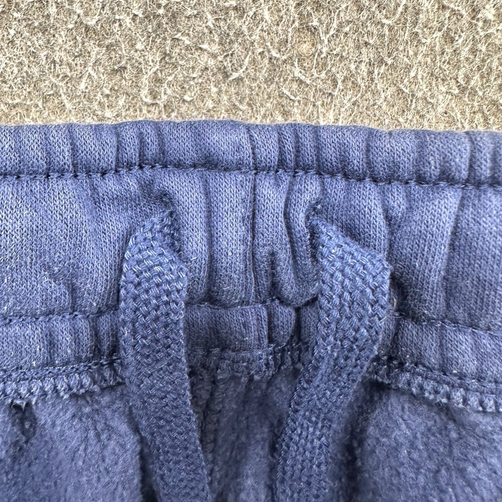 Nike Nike Pants Mens M Blue Navy Jogger Sweat Fleece Swoosh Drawstring Cotton Blend Size US 31 - 5 Thumbnail