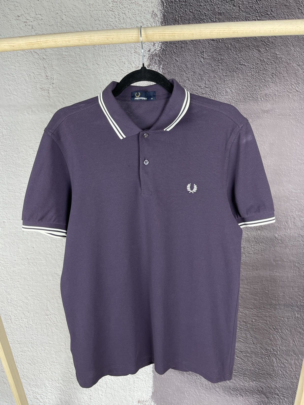 Fred Perry Fred Perry violet striped polo tee shirt Size US M / EU 48-50 / 2 - 4 Thumbnail