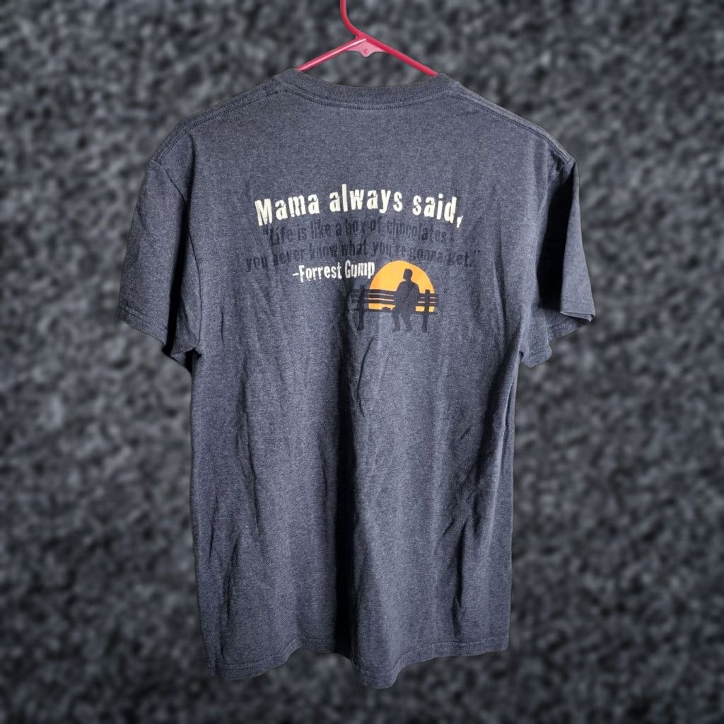 Shrimps Mens L Bubba Gump Shrimp Co. T Shirt Kemah Double Sided Quote Mens Size US L / EU 52-54 / 3 - 1 Thumbnail