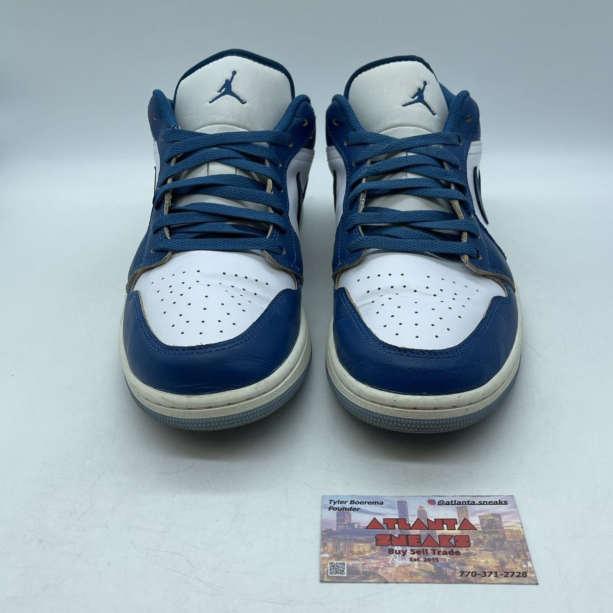 Jordan Brand Air Jordan 1 low industrial blue Size US 11 / EU 44 - 2 Thumbnail