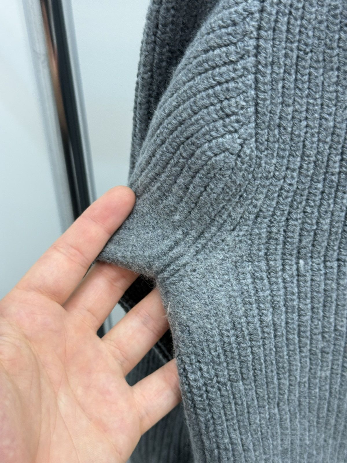 hannes roether Hannes Roether Avant Garde Wool Zip Sweater Size US S / EU 44-46 / 1 - 6 Thumbnail