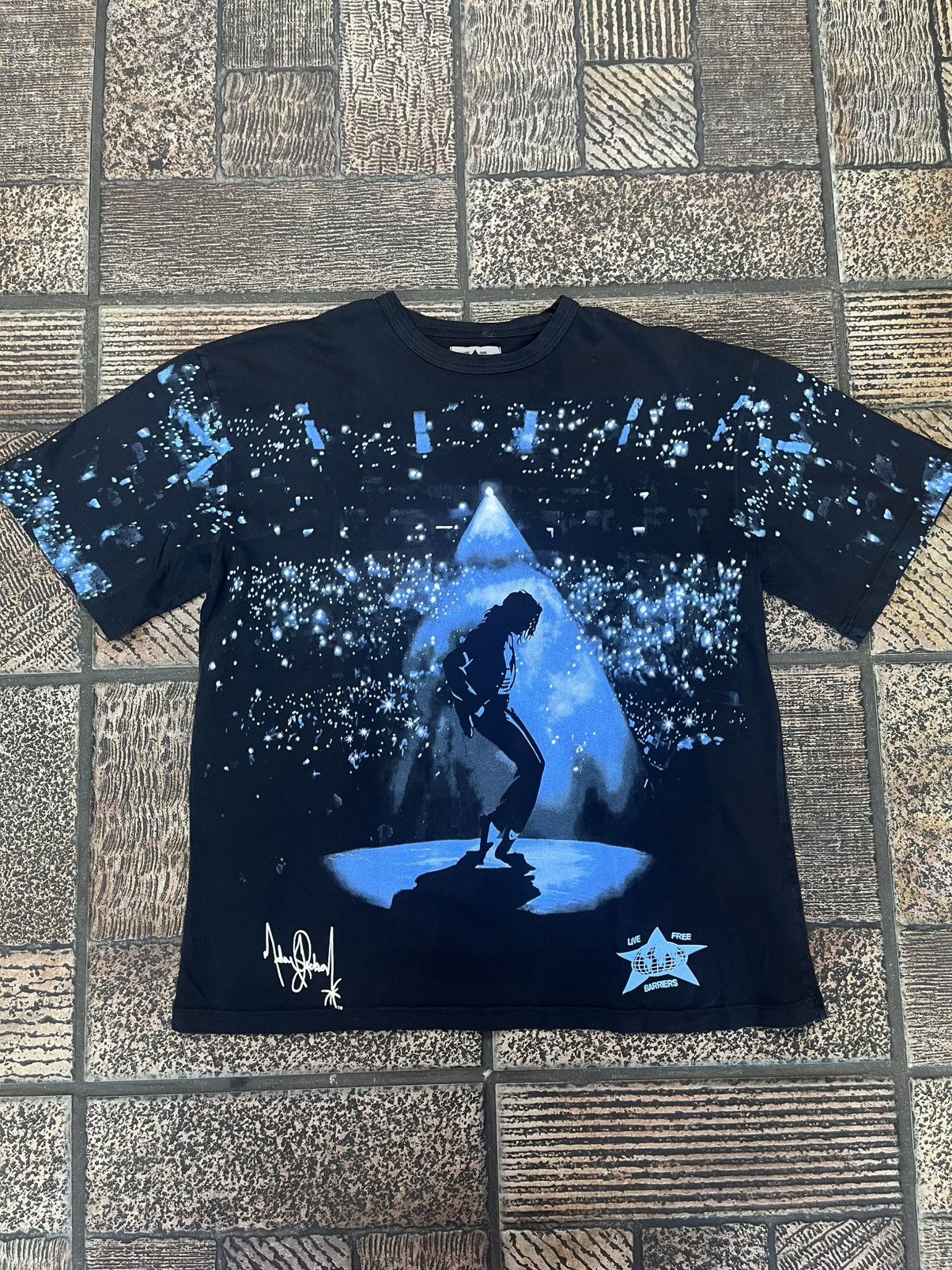 Barriers New Barriers Michael Jackson Concert Tee "Black" Sz. XS Size US XS / EU 42 / 0 - 1 Thumbnail