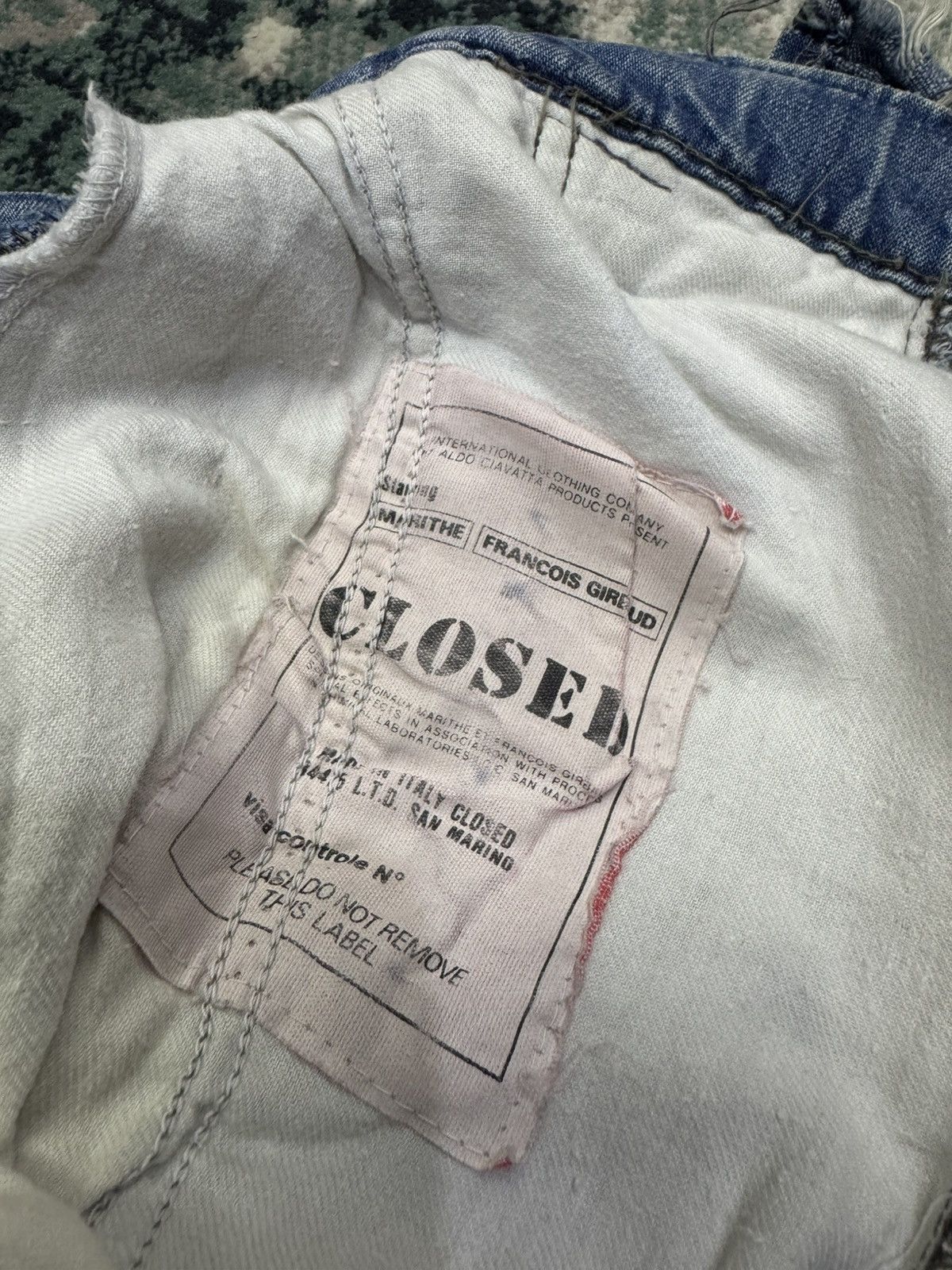 CLOSED 1980s MARITHE FRANCOIS GIRBAUD X CLOSED TUPAC SHAKUR JEANS Size US 35 - 8 Thumbnail