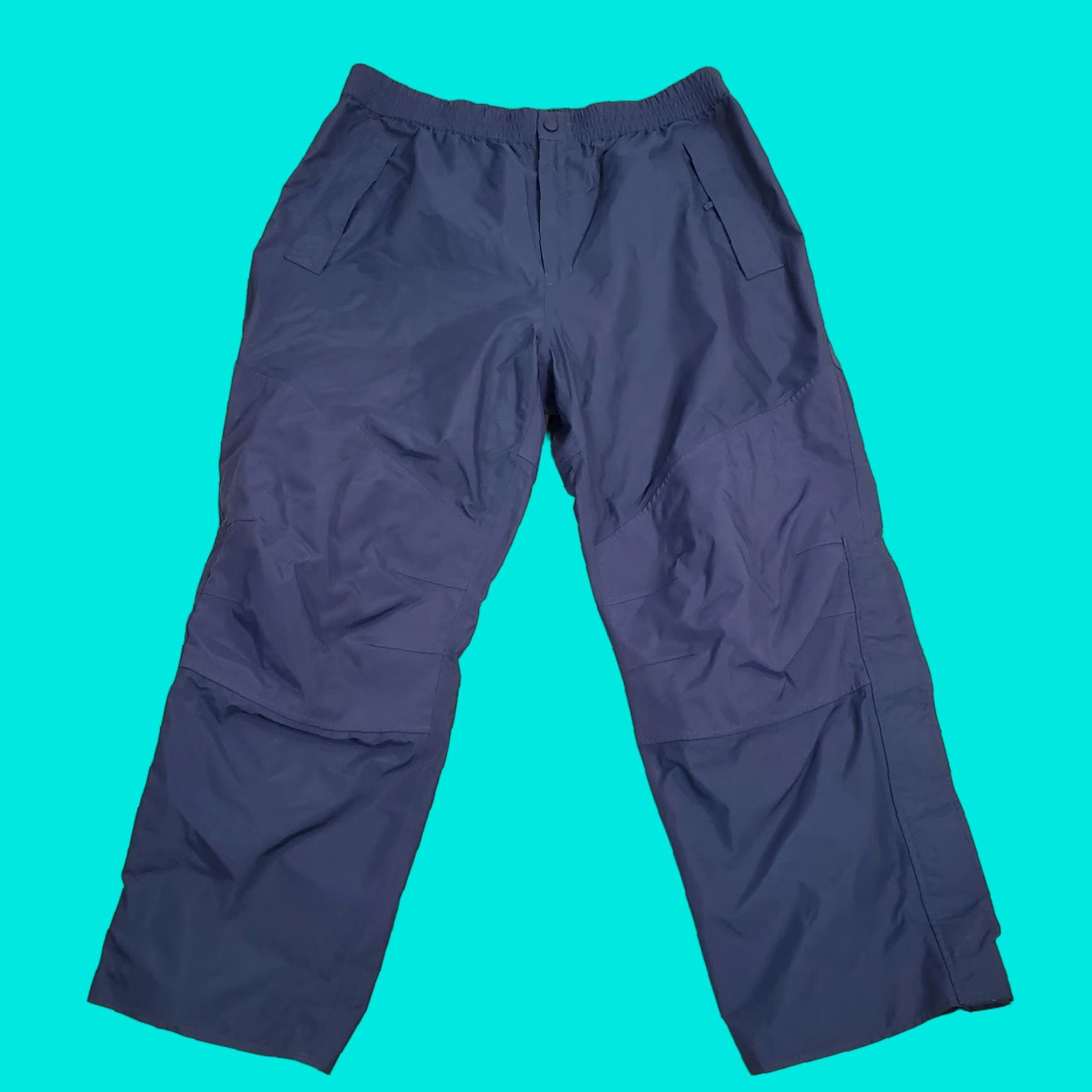 Vintage Cabela's Pants Mens 2XL Blue Windbreaker Outdoor Hunting Fishing Nylon Regular Straight Inseam 30 Ankle Zip Lightweight Gore Tex Size US 39 - 1 Thumbnail