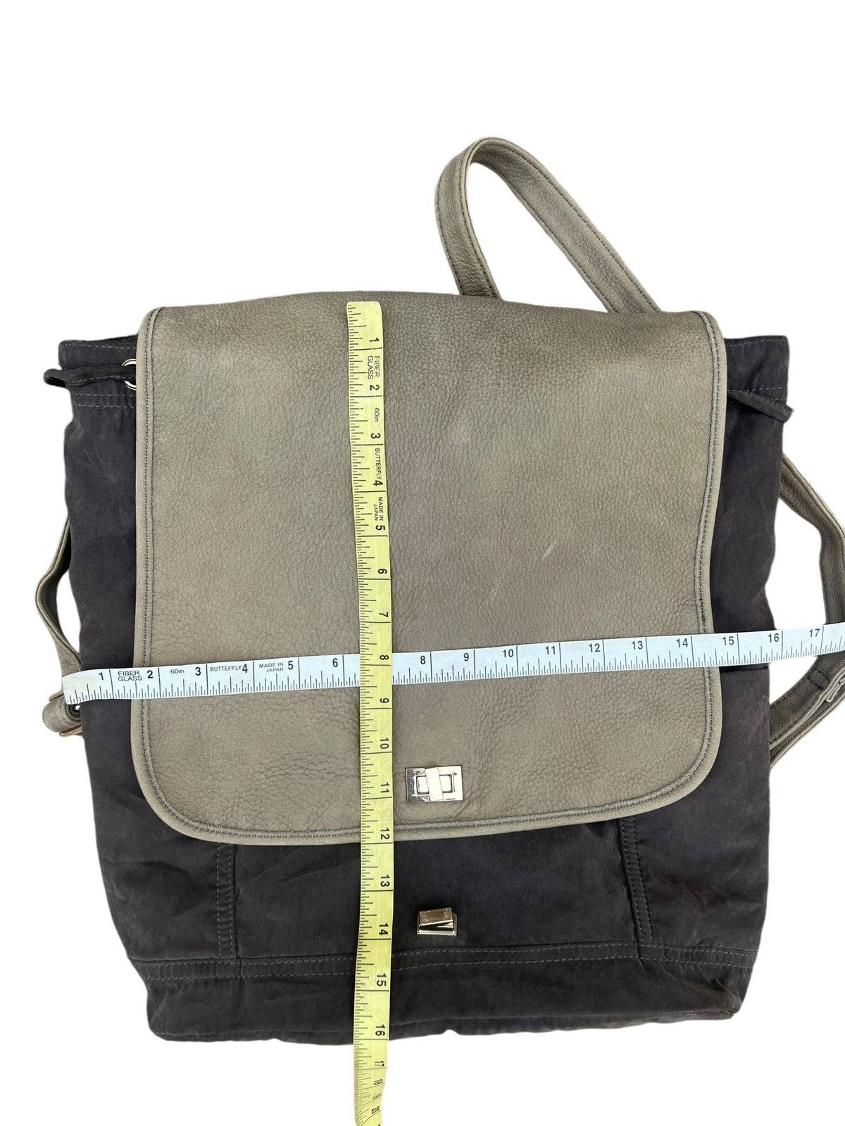 Leather Ear Papillonner Japan Patina Leather Hybrid Backpack Size ONE SIZE - 25 Thumbnail