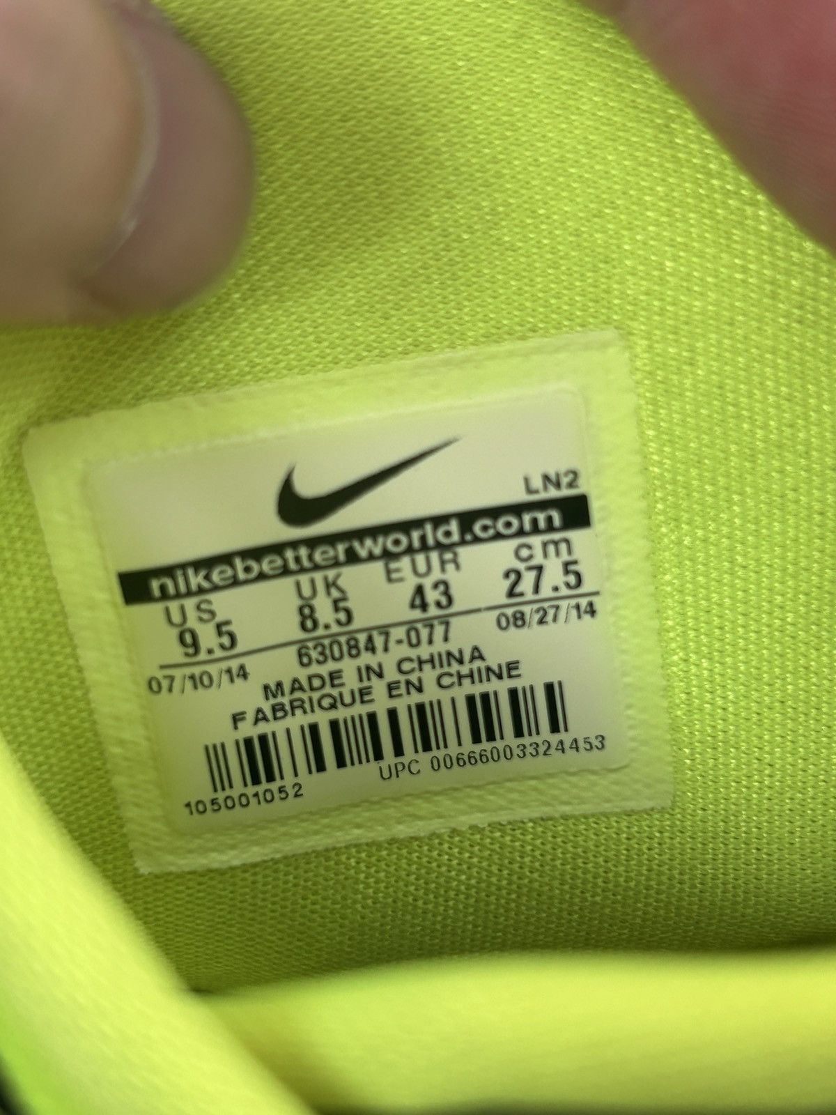 Nike Kobe 9 elite Victory Size US 9.5 / EU 42-43 - 8 Thumbnail