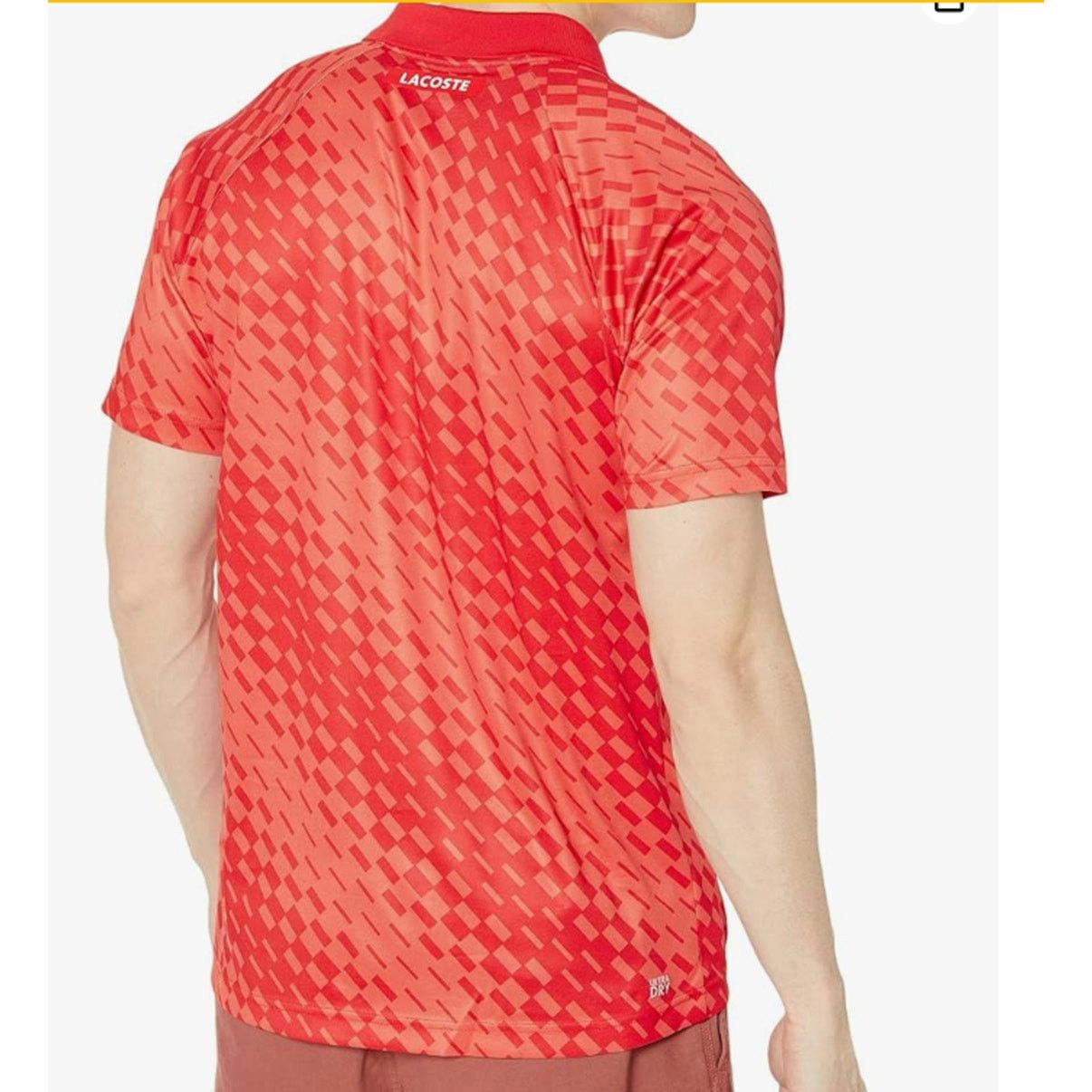 Lacoste Lacoste Mens Novak Djokovic Sport Ultra Dry Polo Shirt XL Size US XL / EU 56 / 4 - 3 Thumbnail