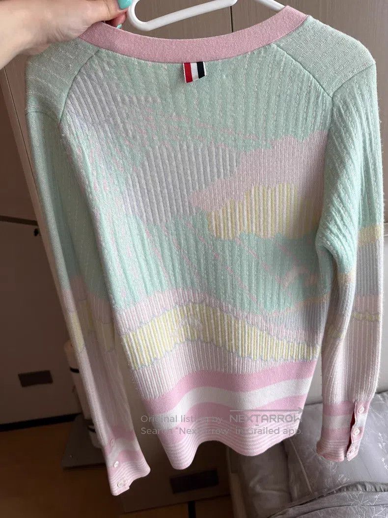 Thom Browne Thom Browne Macaron Color Cashmere Coat Size US XS / EU 42 / 0 - 2 Thumbnail