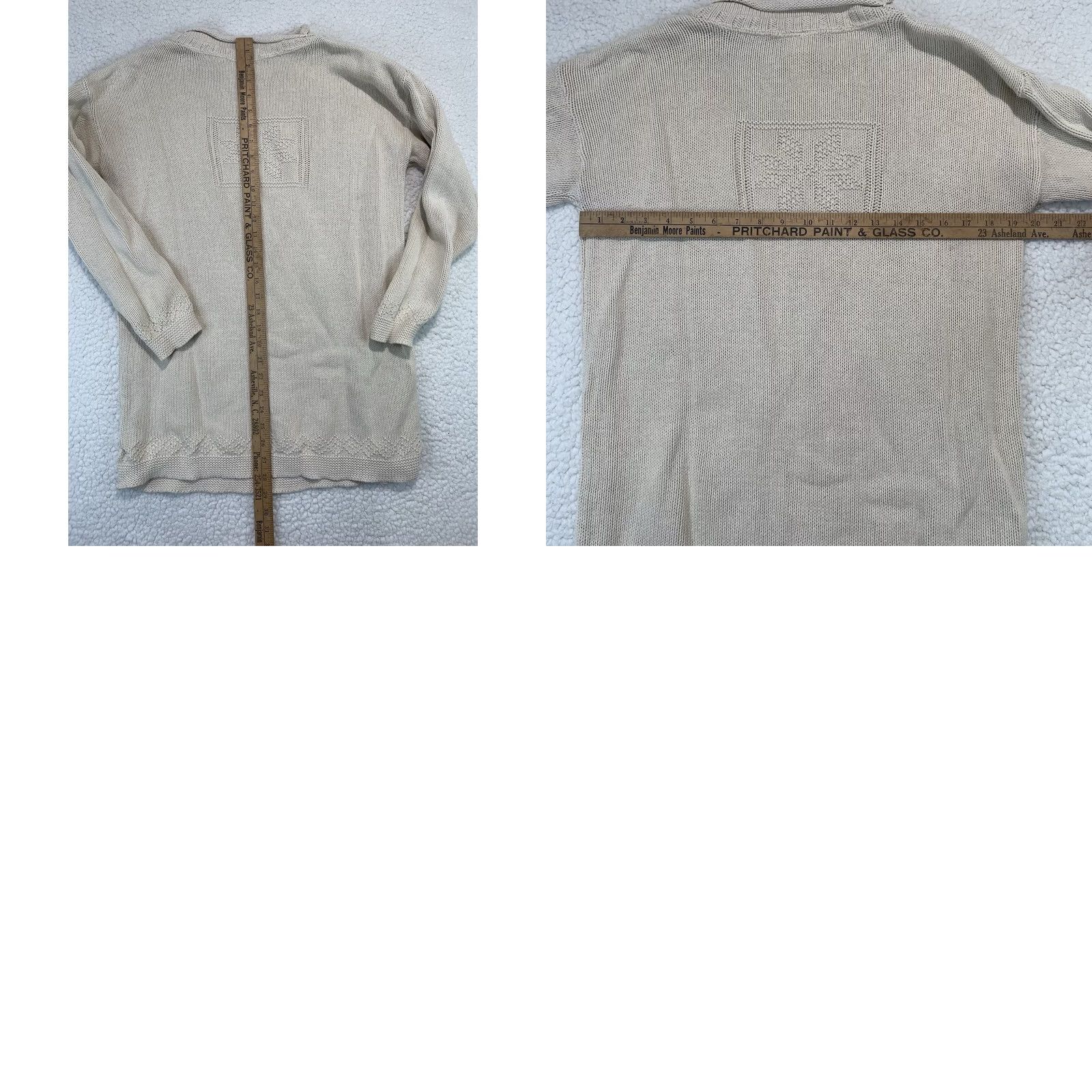 Basic Editions VINTAGE Basic Editions Sweater Shirt Womens S Snowflake Knit Mock Neck Holiday Cream White 90s Christmas Winter Ski Preppy Casual Pullover Size S / US 4 / IT 40 - 8 Thumbnail