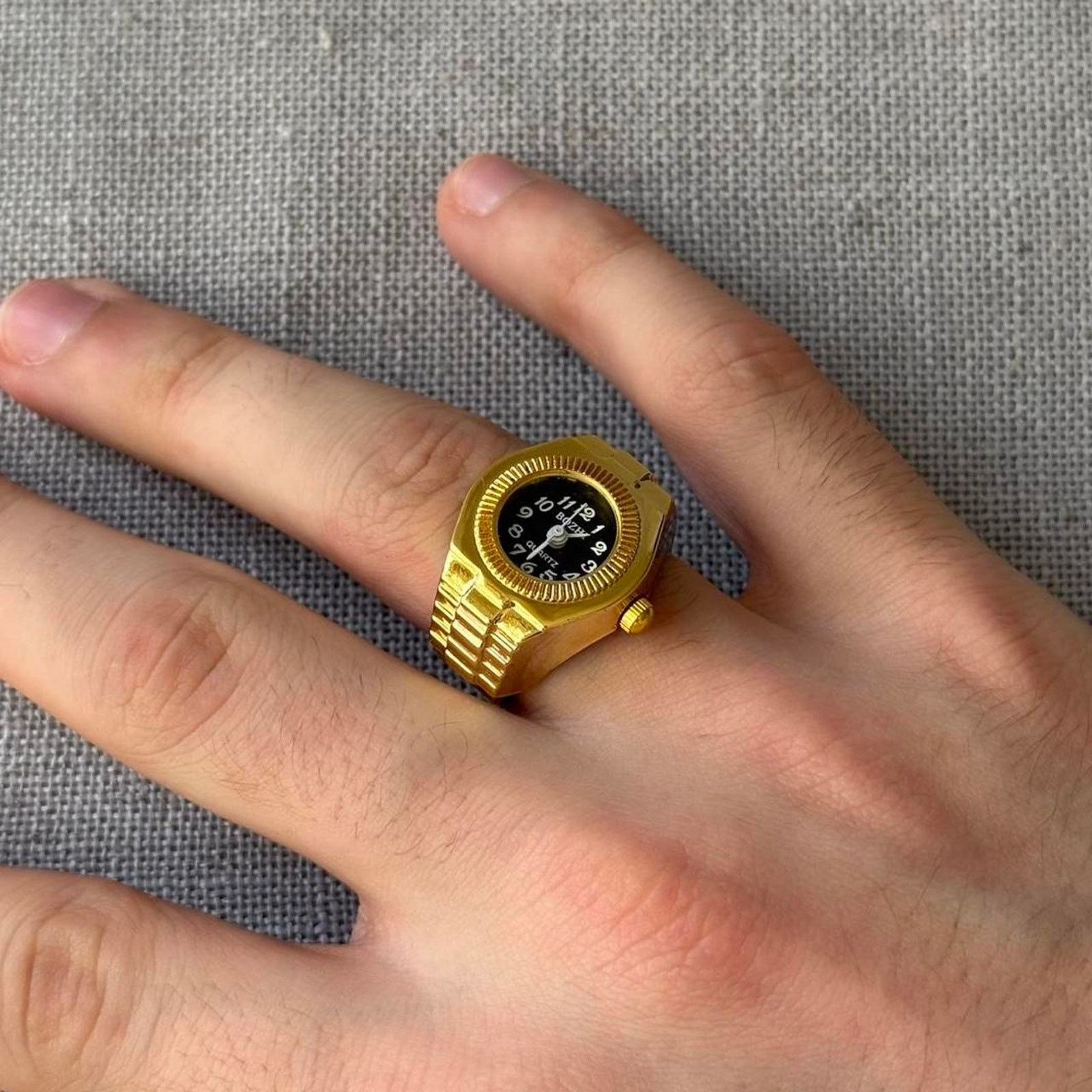 Other Unique vintage style gold ring MENS2 Size ONE SIZE - 2 Thumbnail