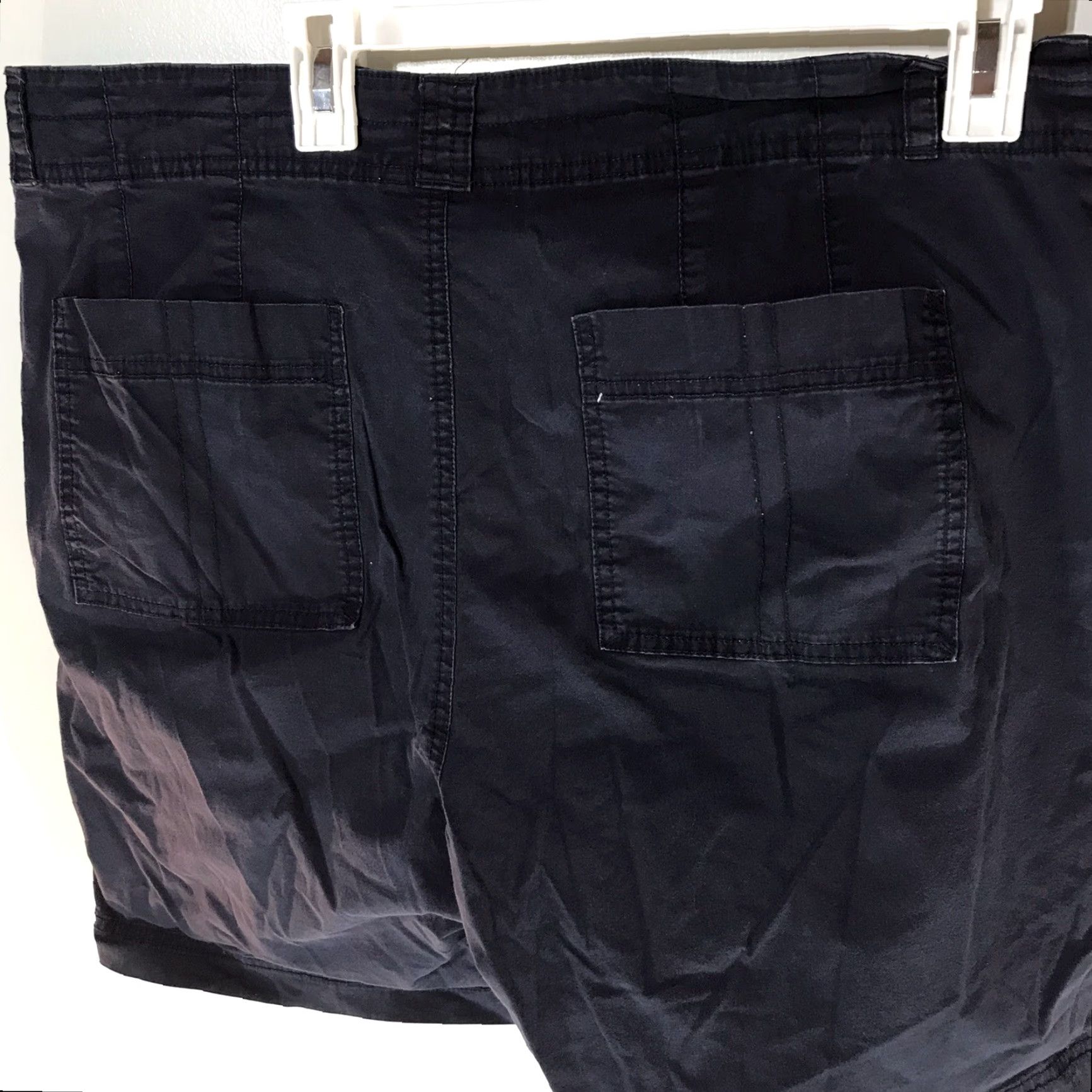 Vintage Lane Bryant Navy Bermuda Shorts Womens Size 20 Casual Travel Workwear Size 42" / US 20 - 2 Thumbnail