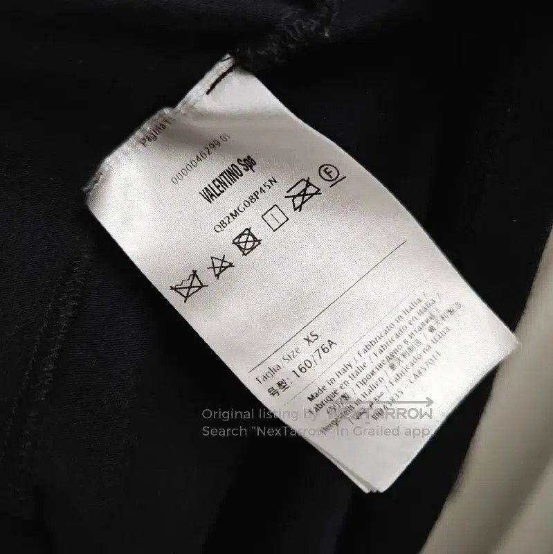 Valentino Valentino Black Long Sleeve Cotton Shirt . Size XXS / US 00 / IT 34 - 8 Thumbnail