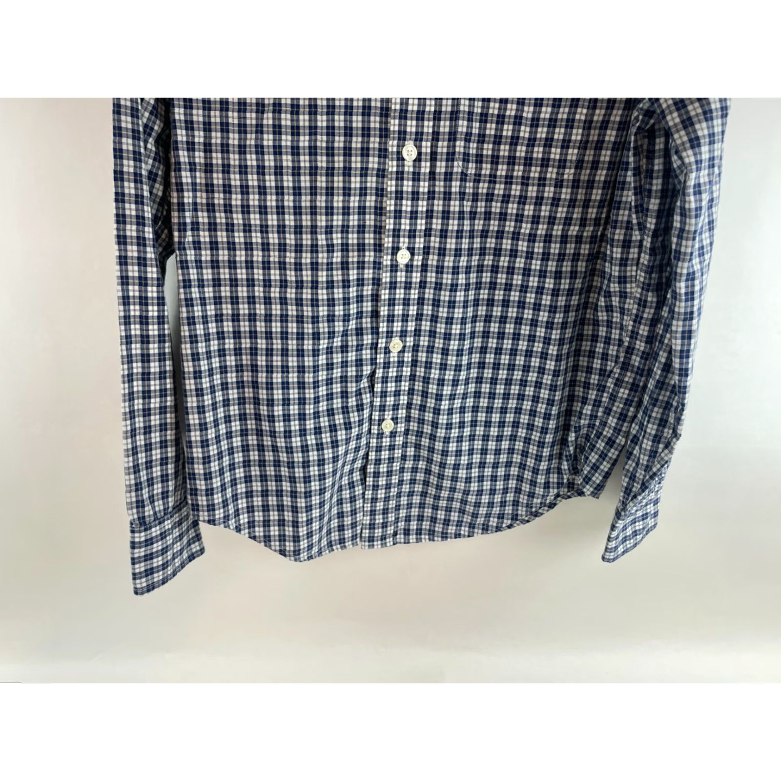 Abercrombie & Fitch Abercrombie & Fitch Shirt Men M Blue White Yellow Plaid Button-Down Tailored Collar Modern Vintage: N/A Size US M / EU 48-50 / 2 - 4 Thumbnail