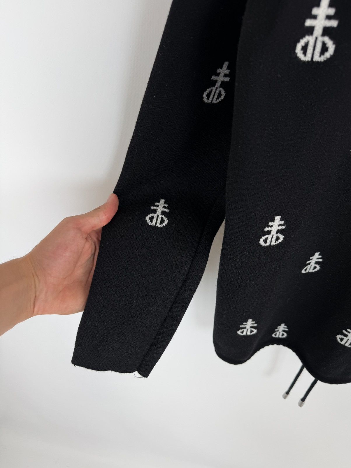 Drop Dead Drop Dead Blasphemy Knit Multi-Logo Hoodie Size US XS / EU 42 / 0 - 12 Thumbnail