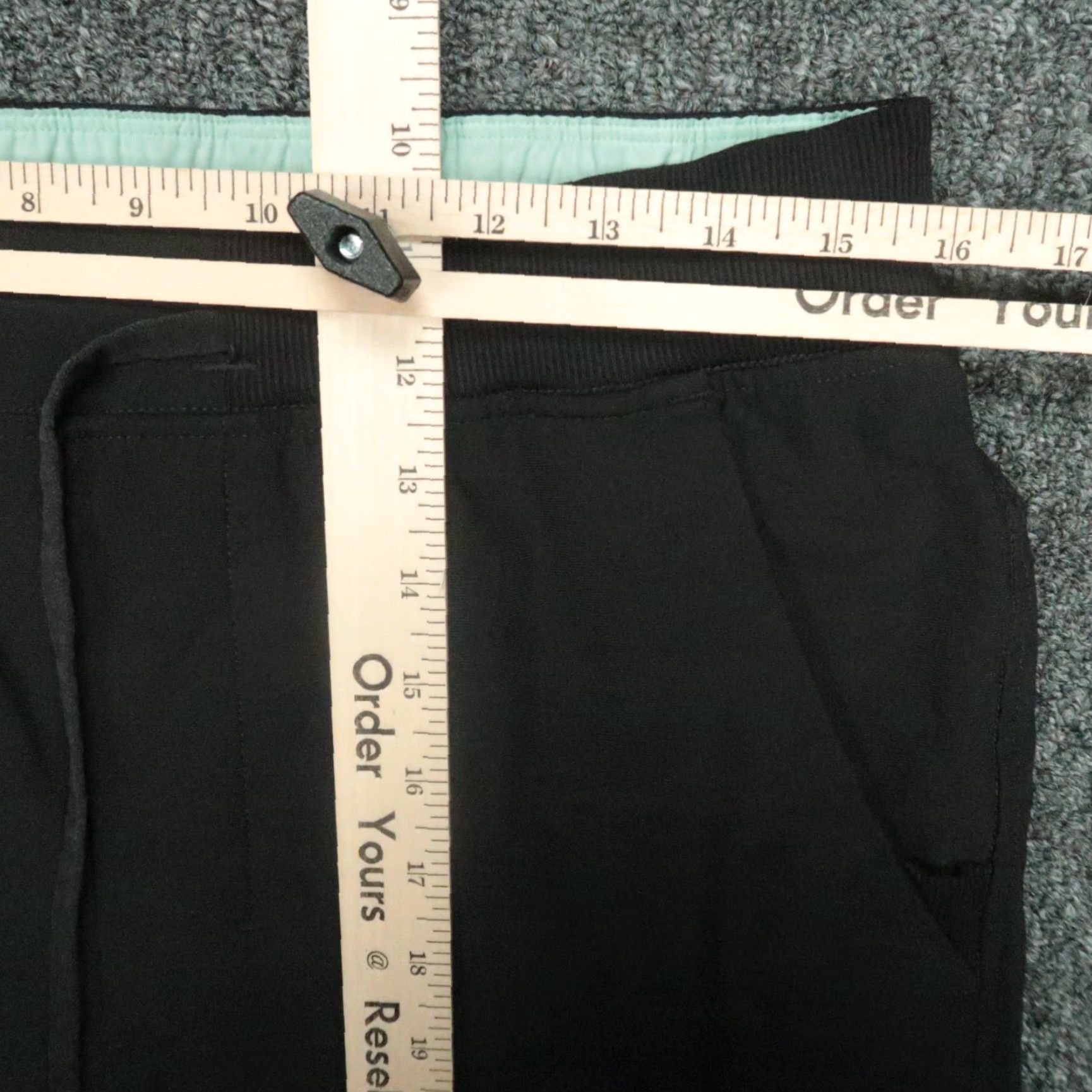 Vintage Birddogs Pants Mens Large Black Stretch Joggers Zip Pockets Performance Size US 33 - 6 Thumbnail