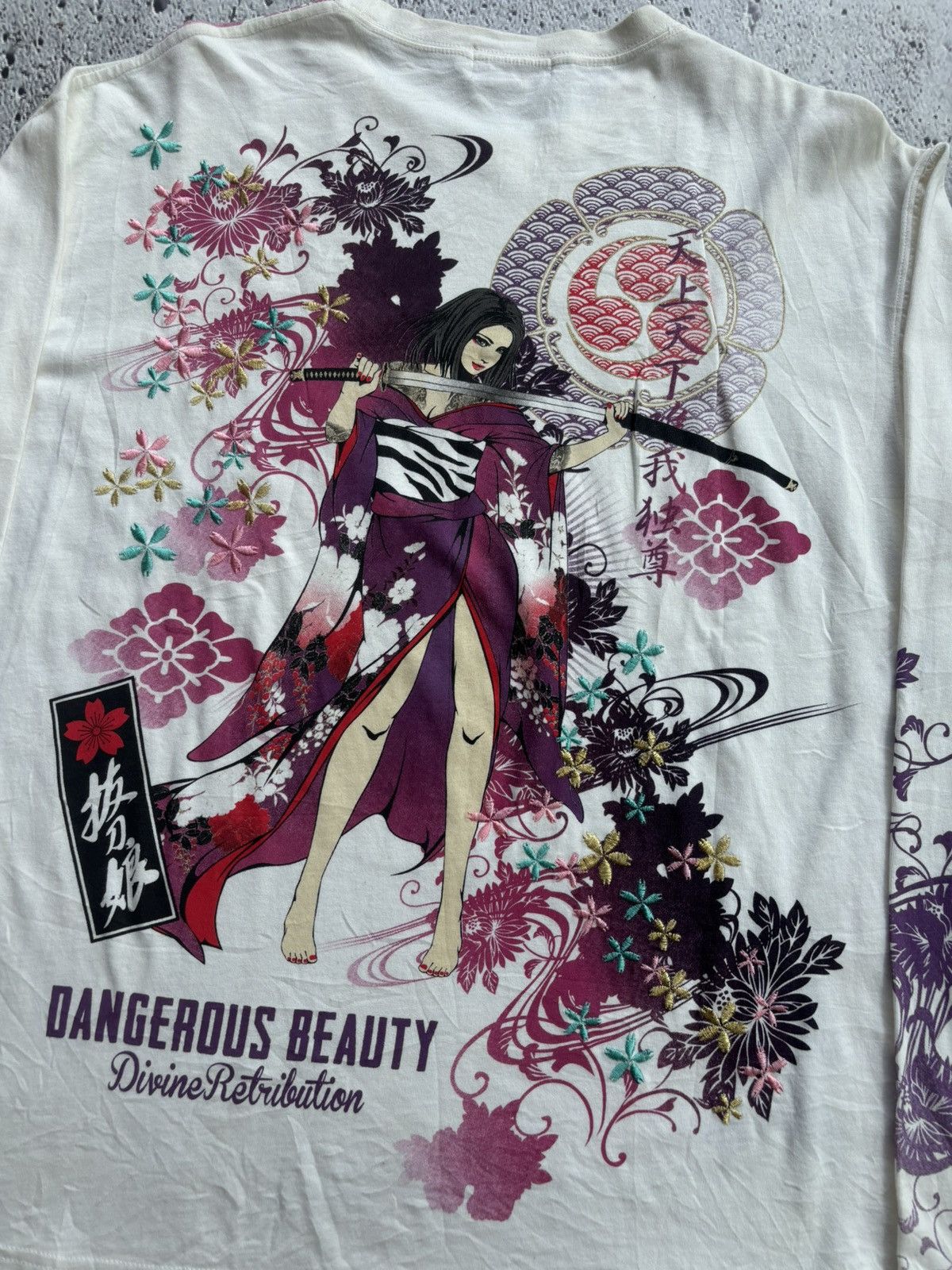 Karakuri Tamashii Japanese Divine Retribution Dangerous Beauty Longsleeve Size US XL / EU 56 / 4 - 7 Thumbnail
