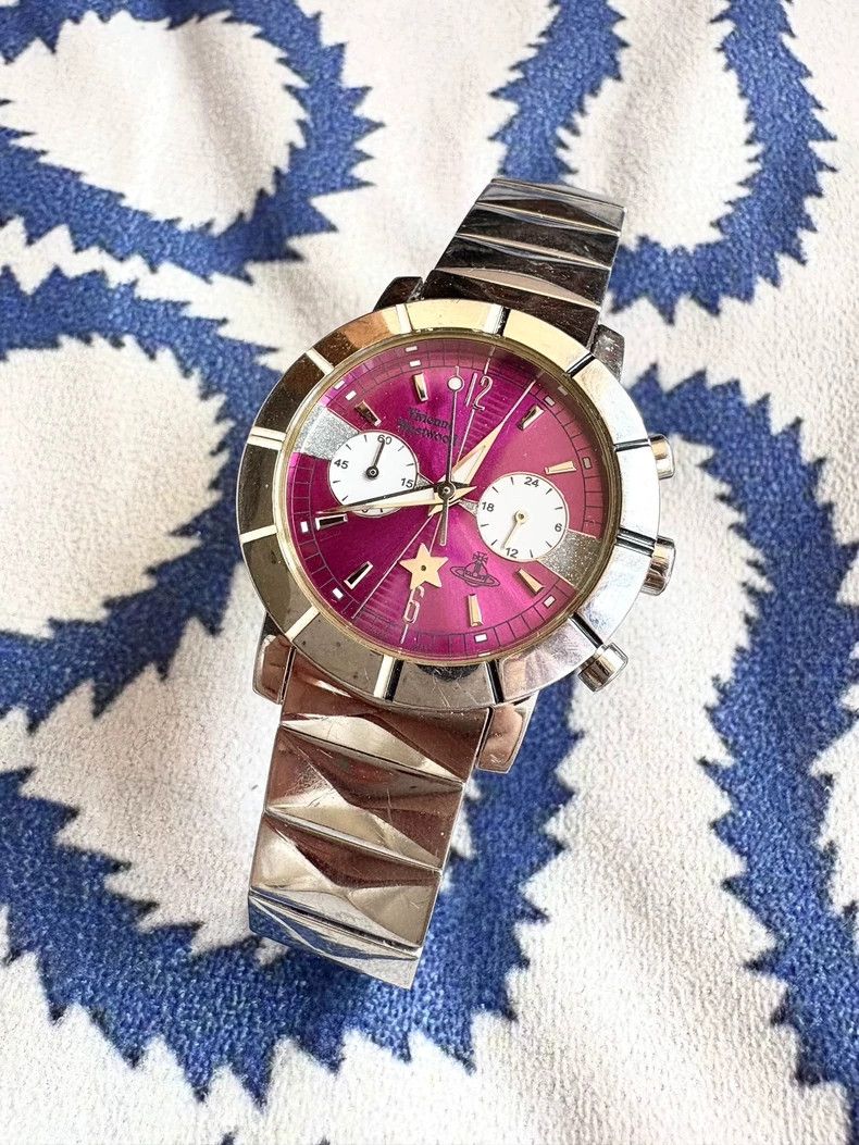 Vivienne Westwood Vivienne Westwood Vintage Pink Starry Watch Size ONE SIZE - 1 Thumbnail