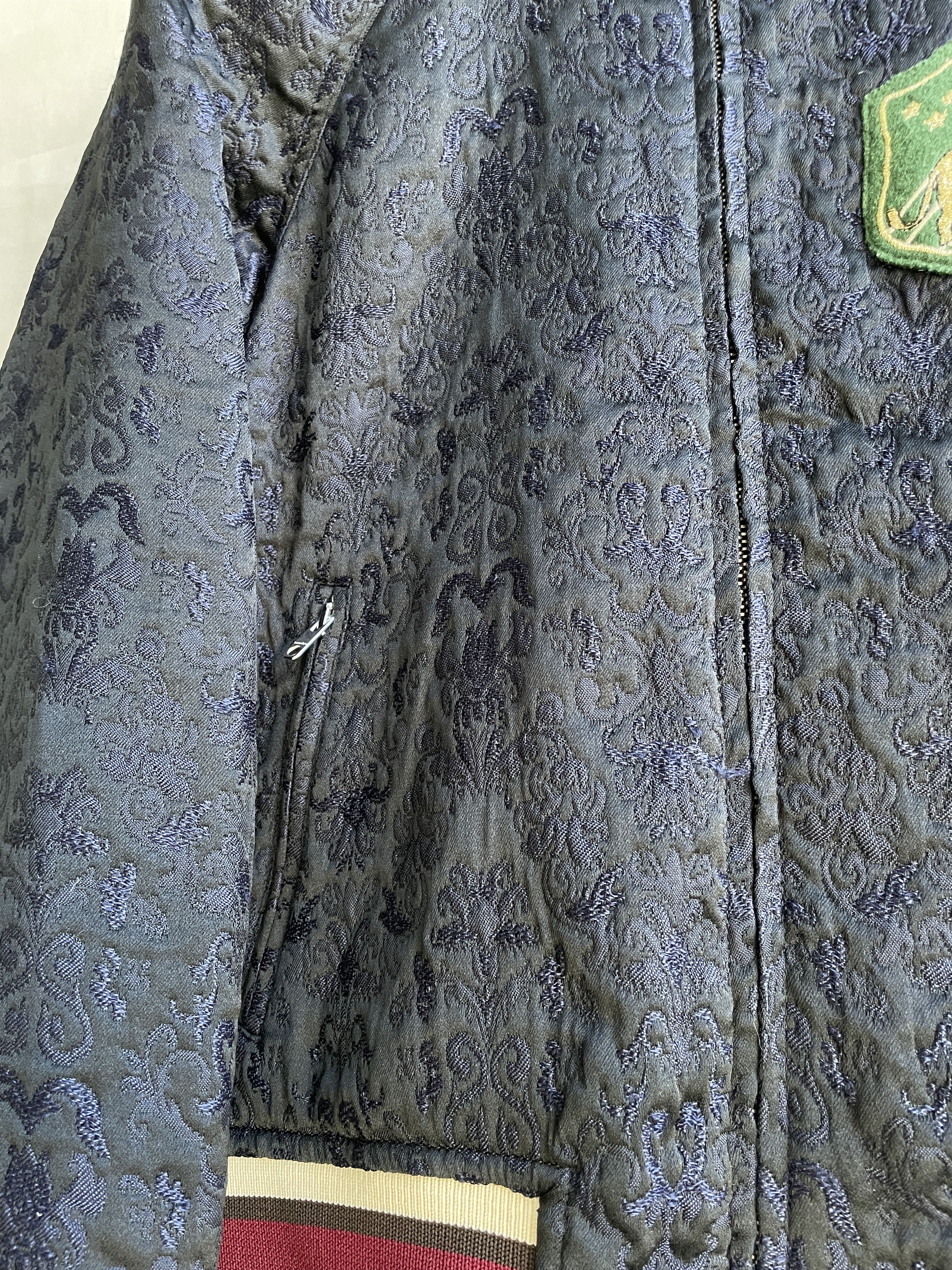 Sandro Sandro Womens Embroidered Patch Jacquard Bomber Size S / US 4 / IT 40 - 8 Thumbnail